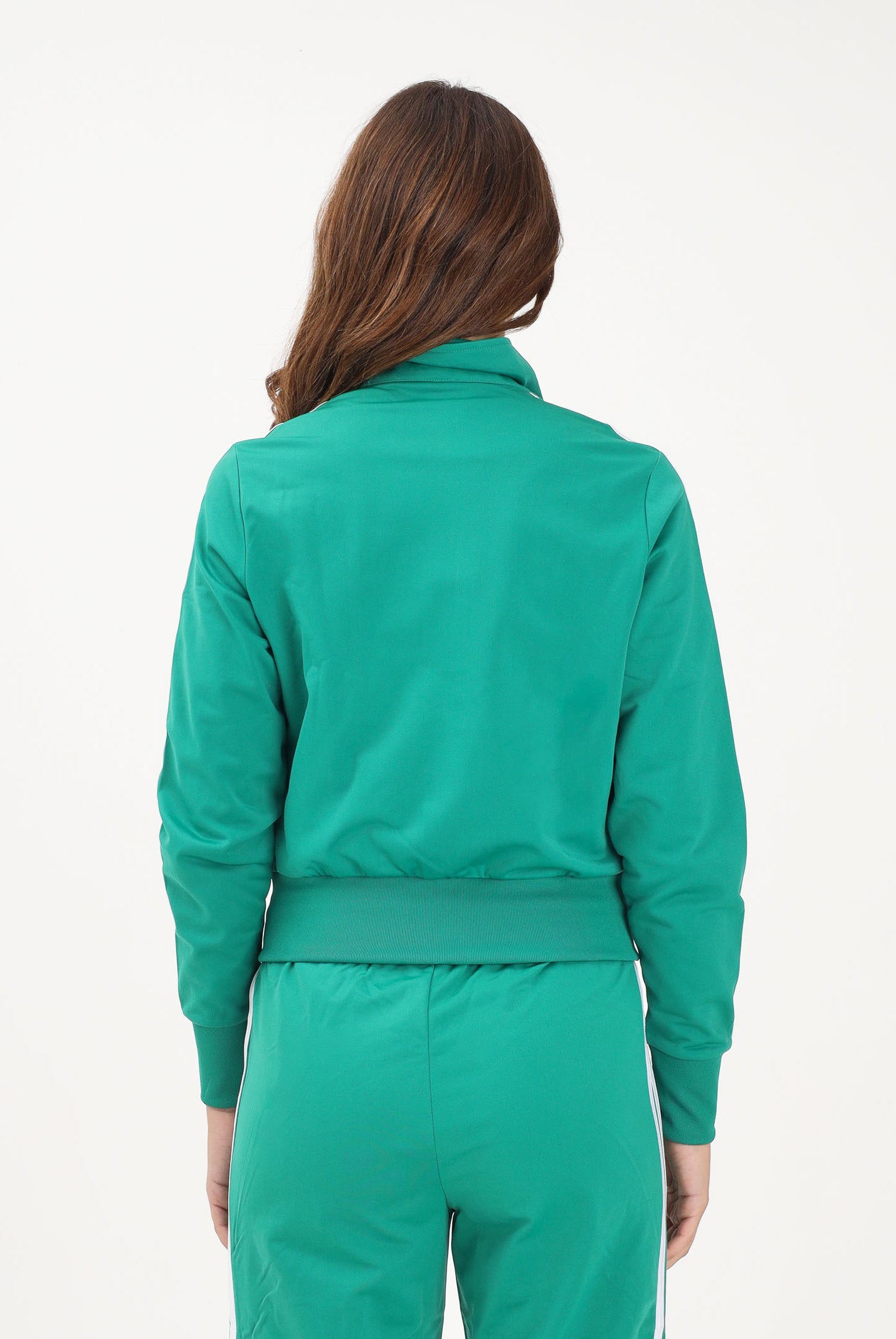 ADIDAS ORIGINALS Felpa con zip FIREBIRD CLASSIC verde da donna KD1333 . ADIDAS ORIGINALS