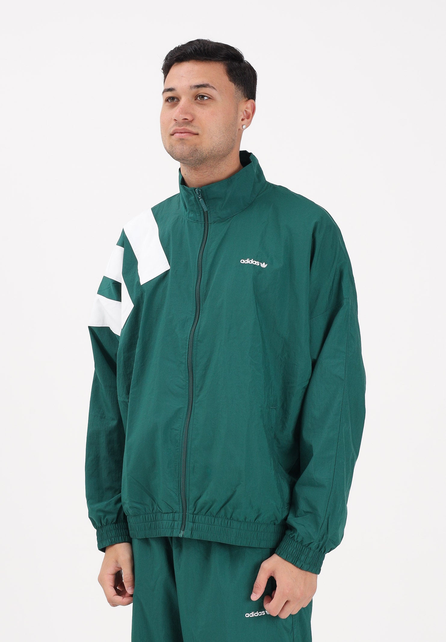 ADIDAS ORIGINALS Giacca a vento Archive Blocked verde da uomo KD4070 . ADIDAS ORIGINALS
