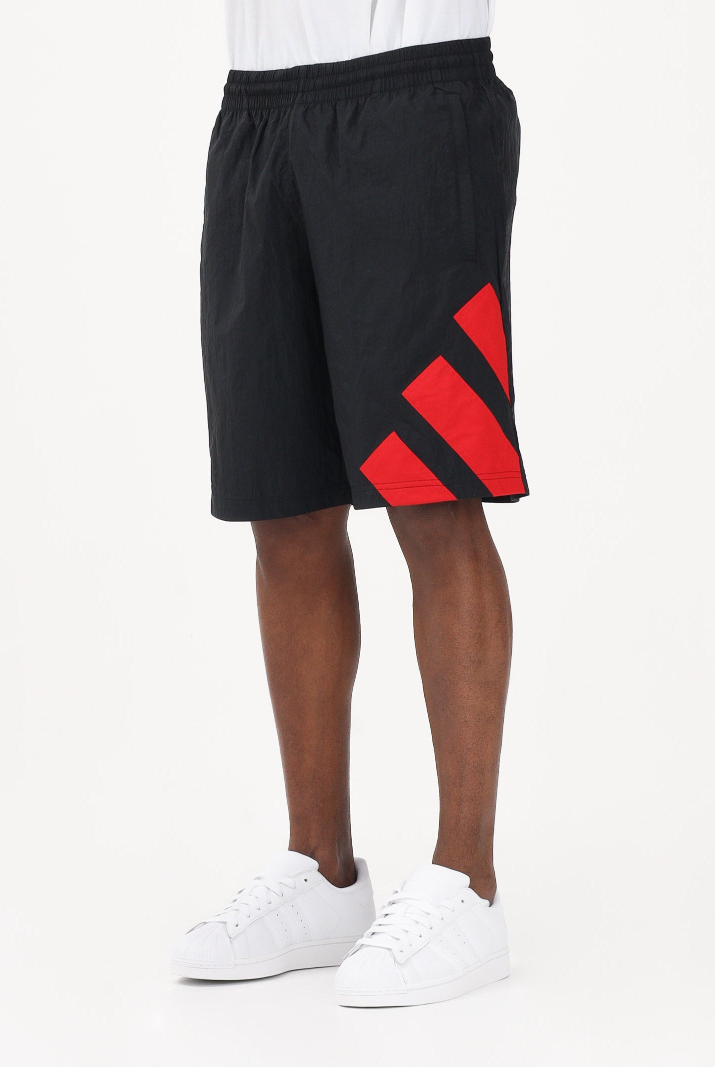 ADIDAS ORIGINALS Shorts sportivo ADICOLOR BLOCKED nero da uomo KD4072 . ADIDAS ORIGINALS