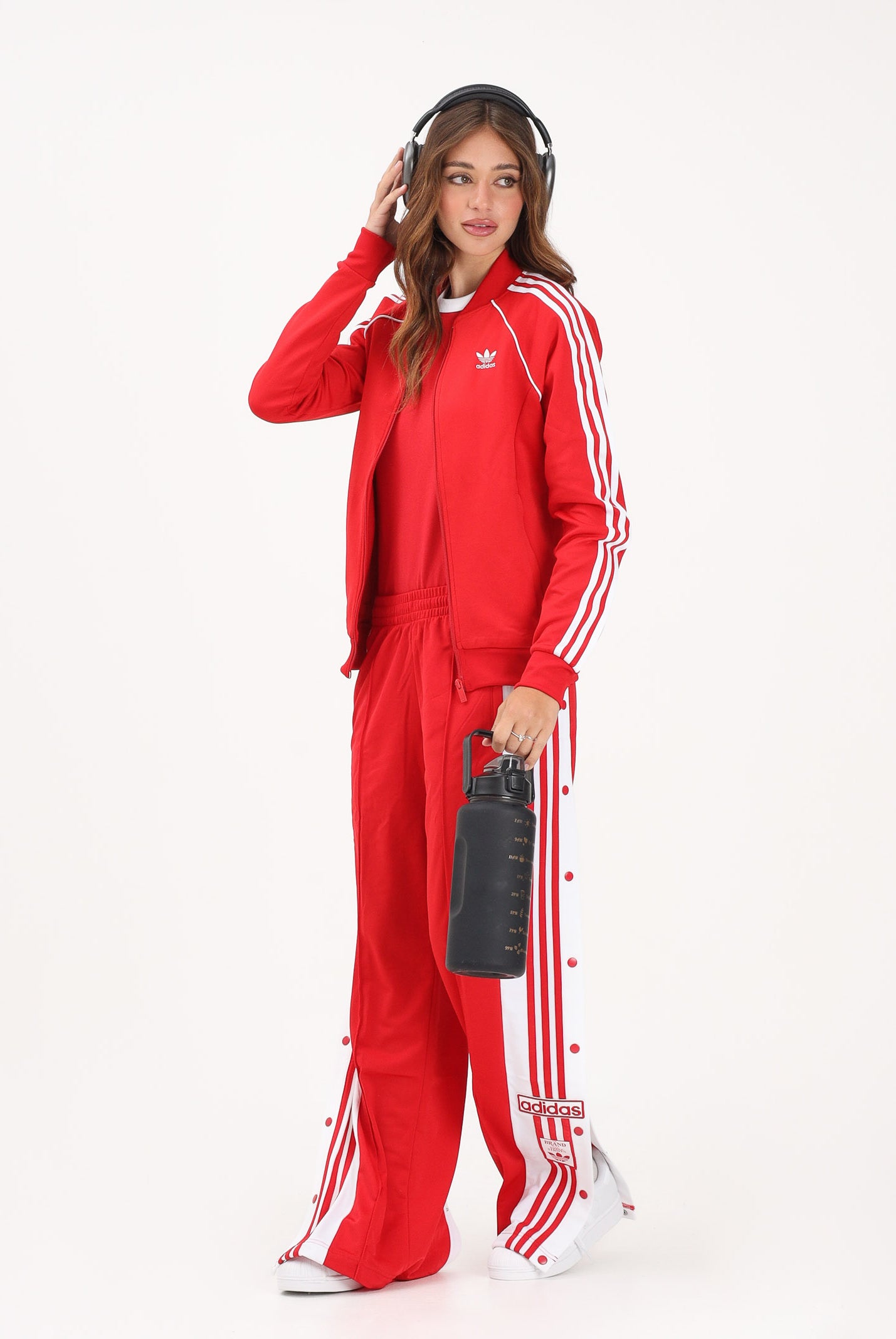 ADIDAS ORIGINALS Pantalone sportivo ADIBREAK rosso da donna KD6324 . ADIDAS ORIGINALS