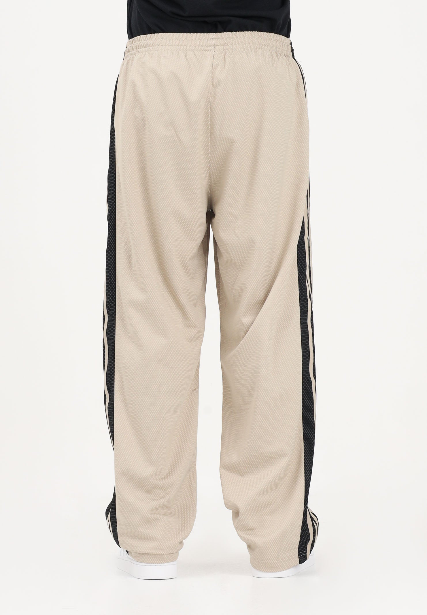 ADIDAS ORIGINALS Pantalone sportivo Loose Mesh beige da uomo KE0116 . ADIDAS ORIGINALS