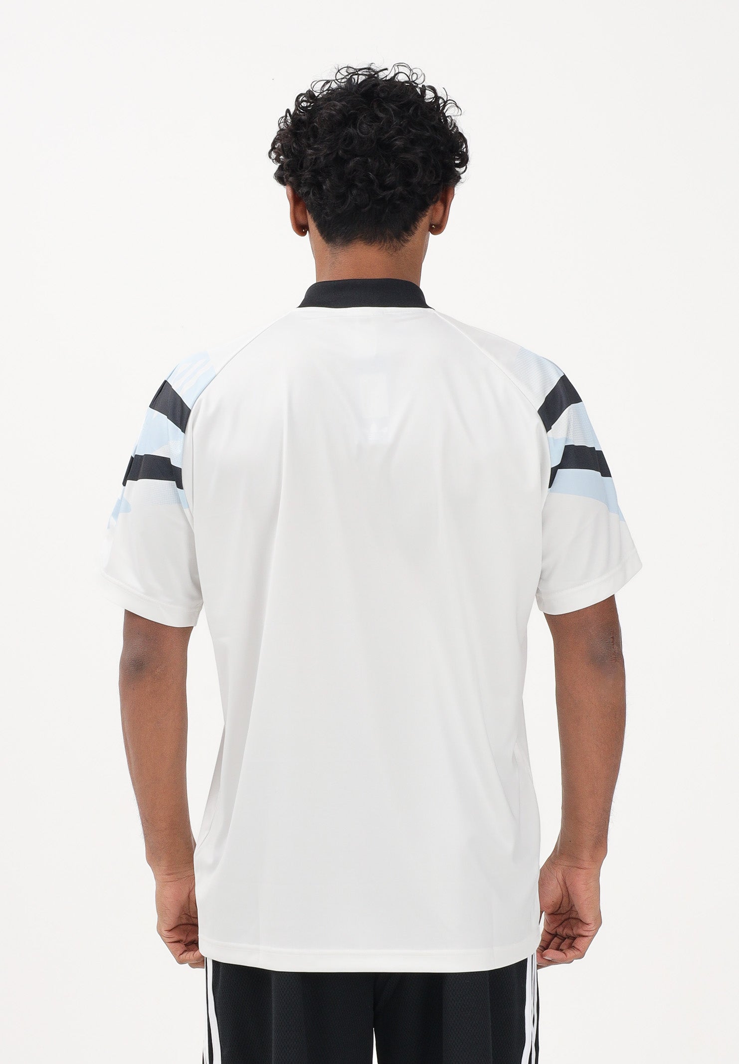 ADIDAS ORIGINALS T-shirt a manica corta Santiago AOP bianca da uomo KE2154 . ADIDAS ORIGINALS