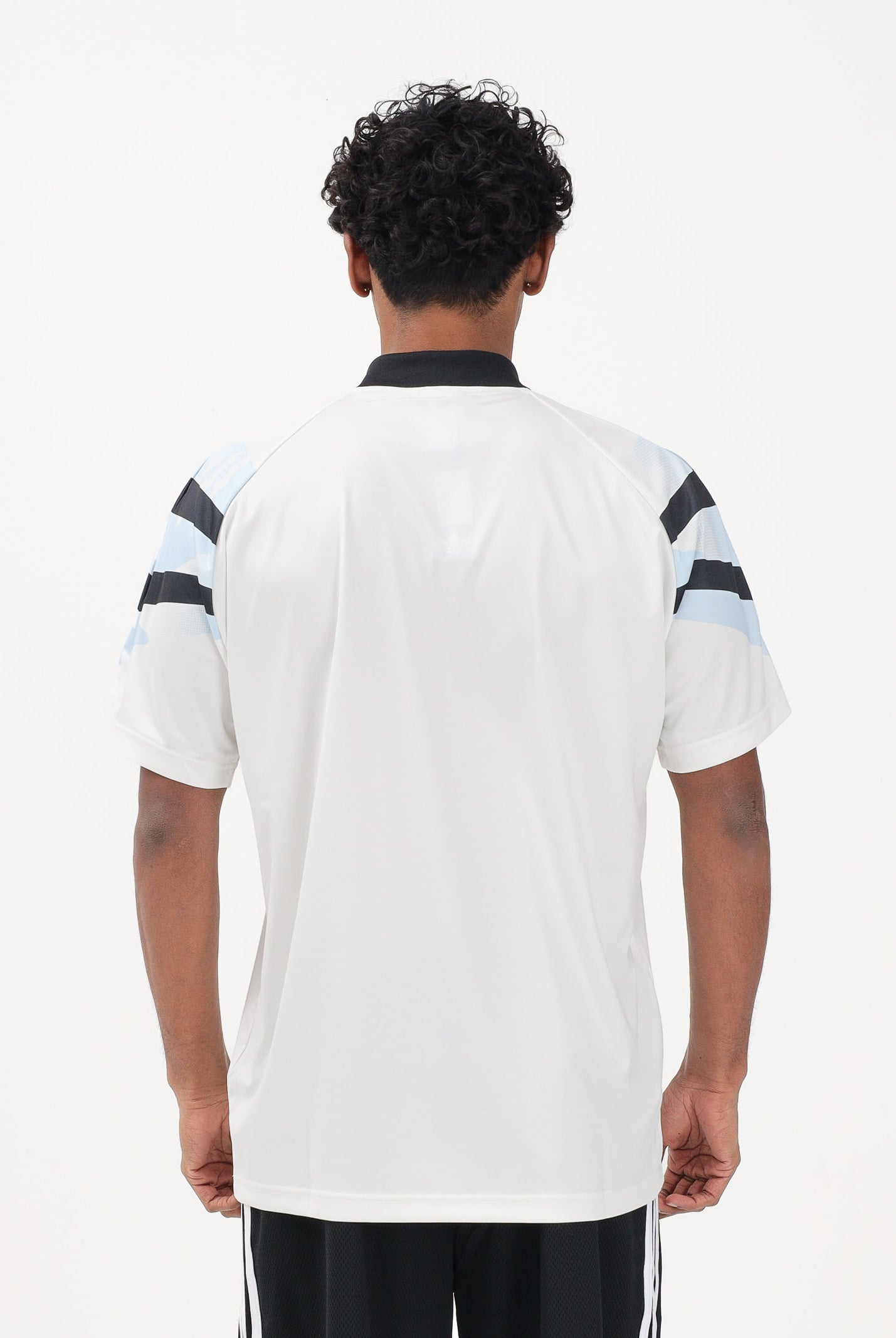 ADIDAS ORIGINALS T-shirt a manica corta Santiago AOP bianca da uomo KE2154 . ADIDAS ORIGINALS