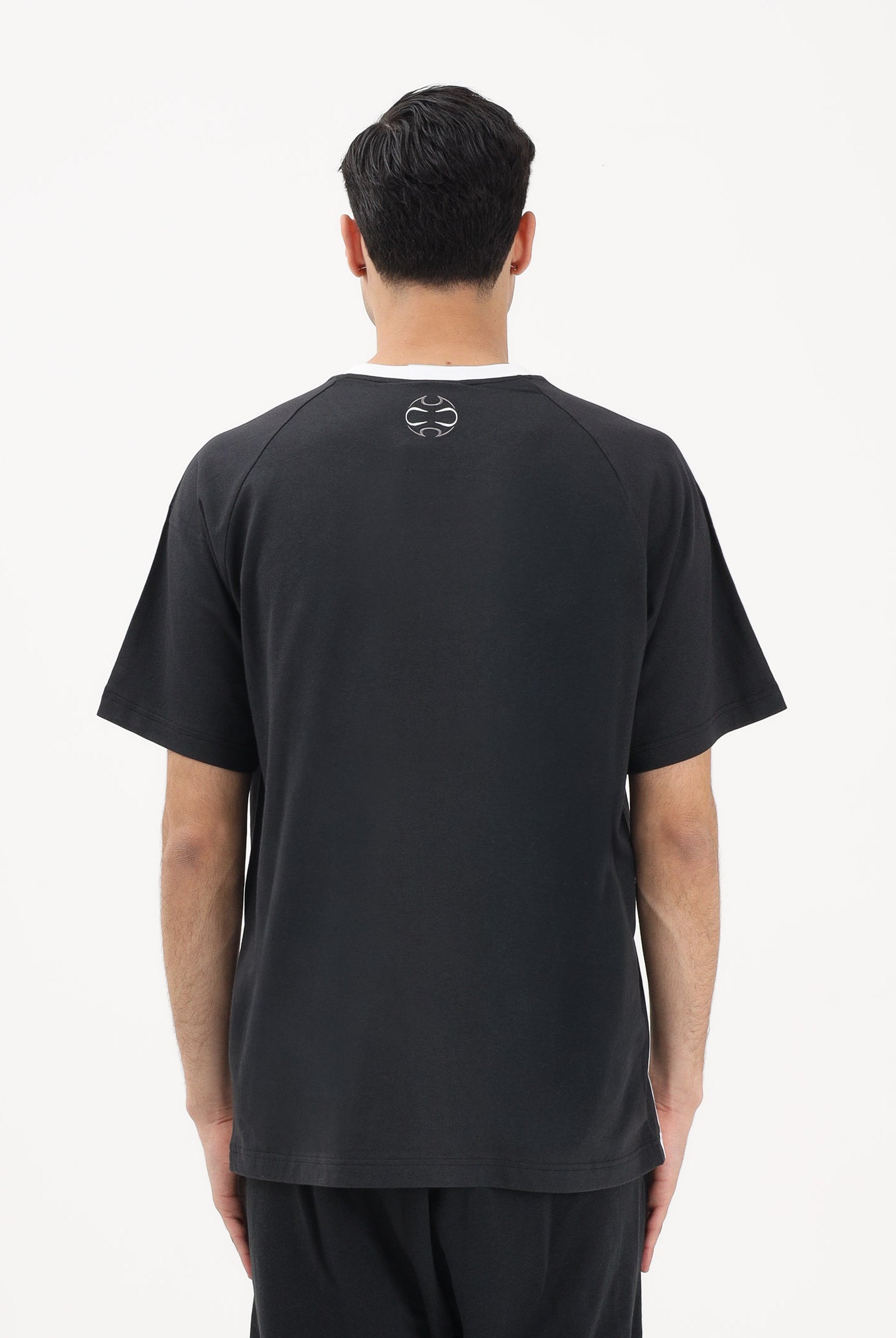 ADIDAS ORIGINALS T-shirt a manica corta Adicolor Teamgeist nera da uomo KE2778 . ADIDAS ORIGINALS