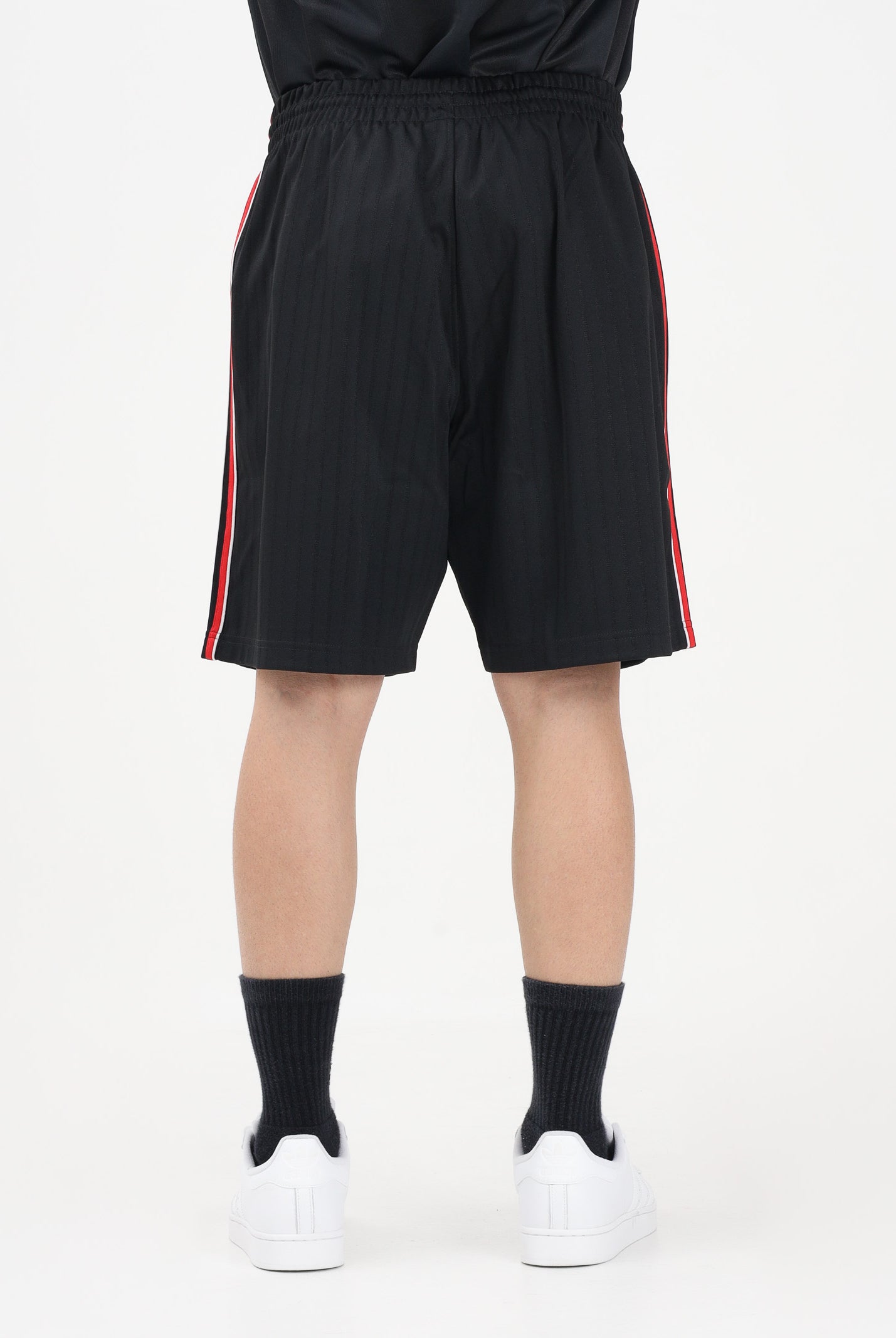 ADIDAS ORIGINALS Shorts sportivo Firebird Engineered Stripes nero da uomo KS5505 . ADIDAS ORIGINALS