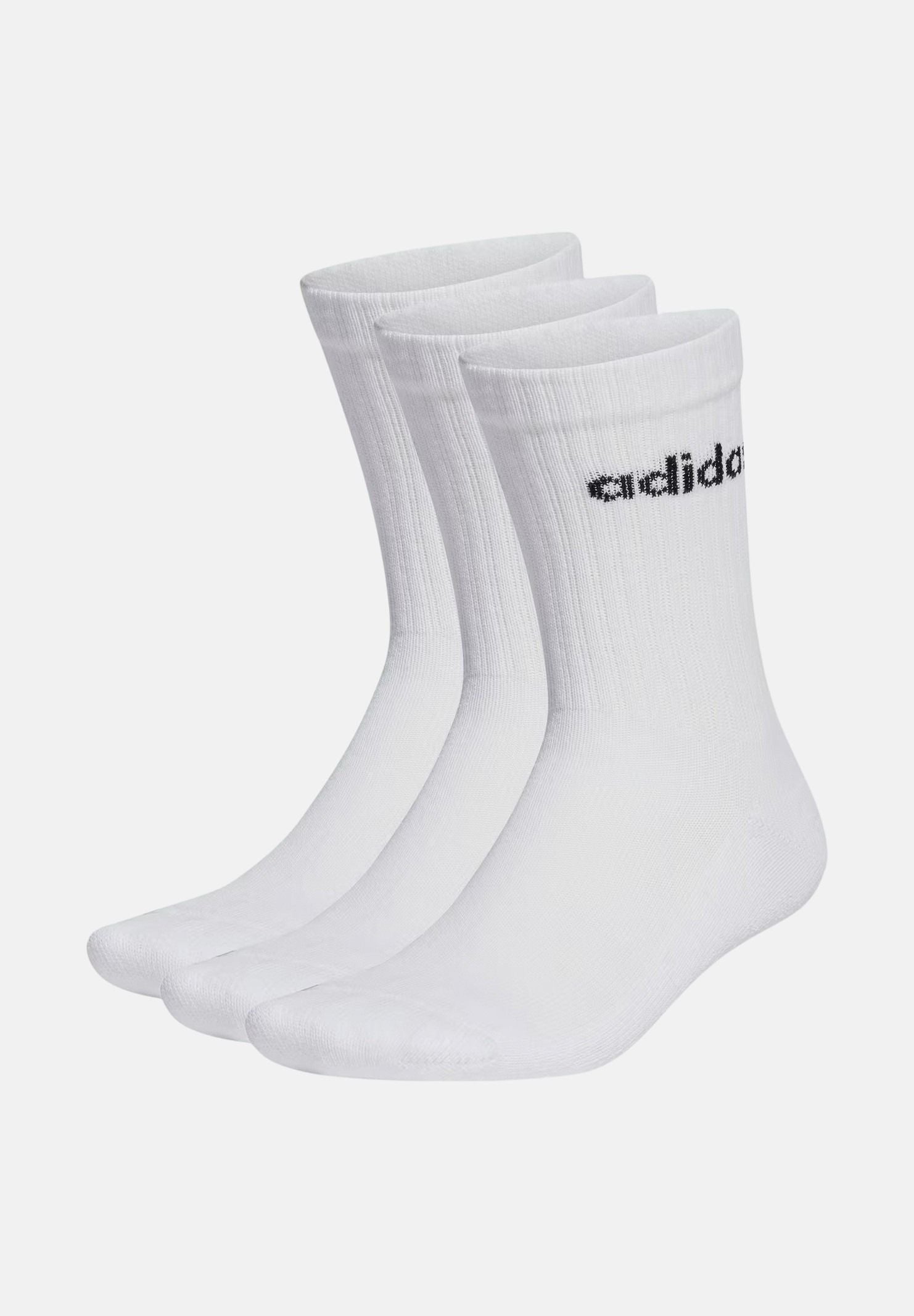 ADIDAS PERFORMANCE Calzini Linear Cushioned (3 paia) bianchi per uomo e donna HT3455 . ADIDAS PERFORMANCE