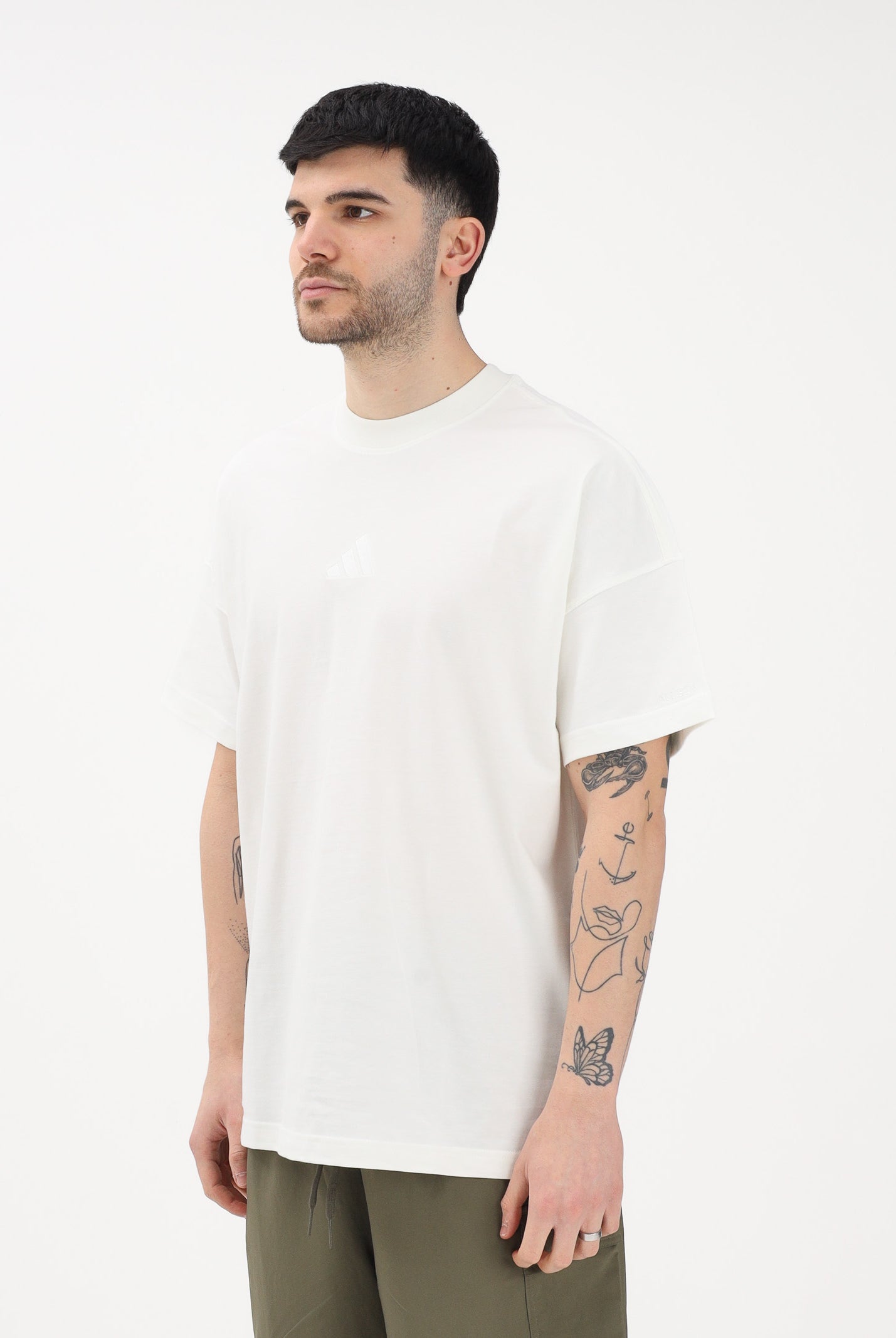 ADIDAS PERFORMANCE T-shirt a manica corta ALL SZN bianca da uomo IV5217 . ADIDAS PERFORMANCE