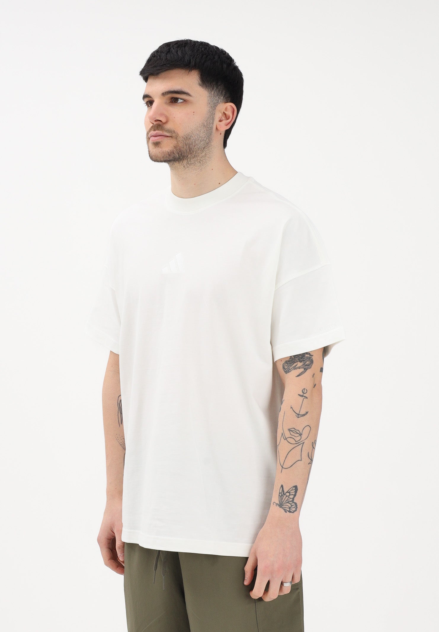 ADIDAS PERFORMANCE T-shirt a manica corta ALL SZN bianca da uomo IV5217 . ADIDAS PERFORMANCE