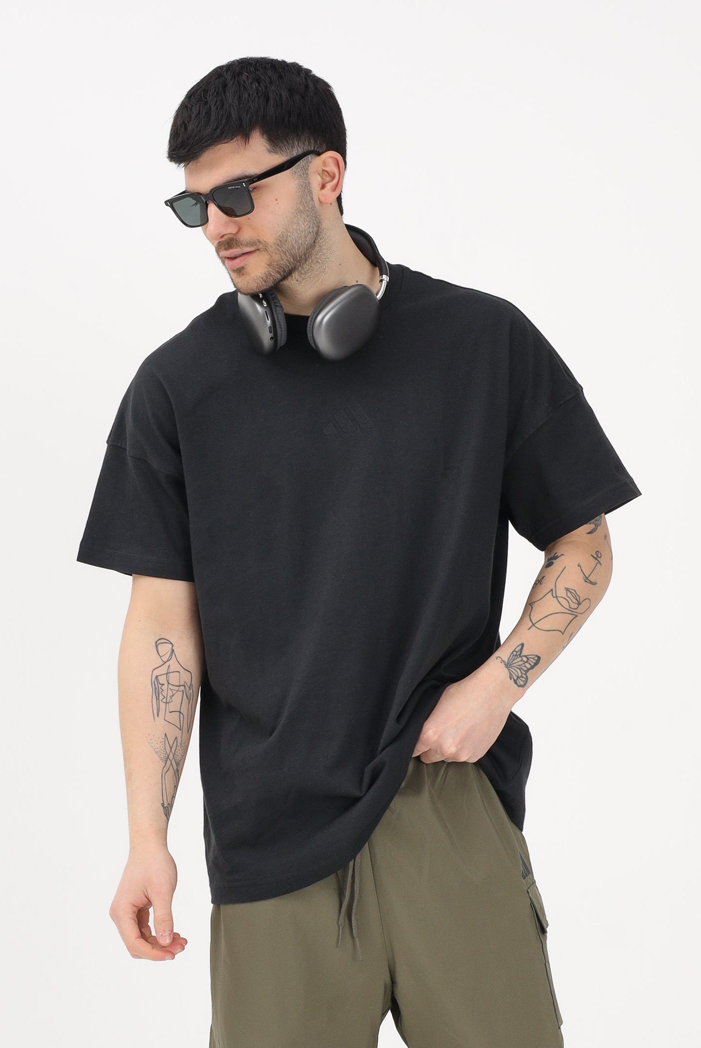 ADIDAS PERFORMANCE T-shirt a manica corta ALL SZN nera da uomo IY4150 . ADIDAS PERFORMANCE