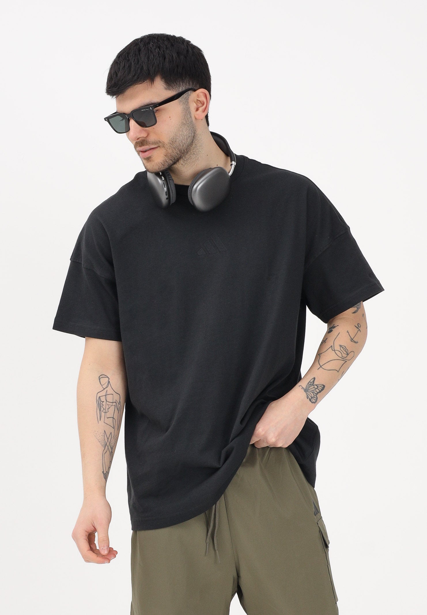 ADIDAS PERFORMANCE T-shirt a manica corta ALL SZN nera da uomo IY4150 . ADIDAS PERFORMANCE