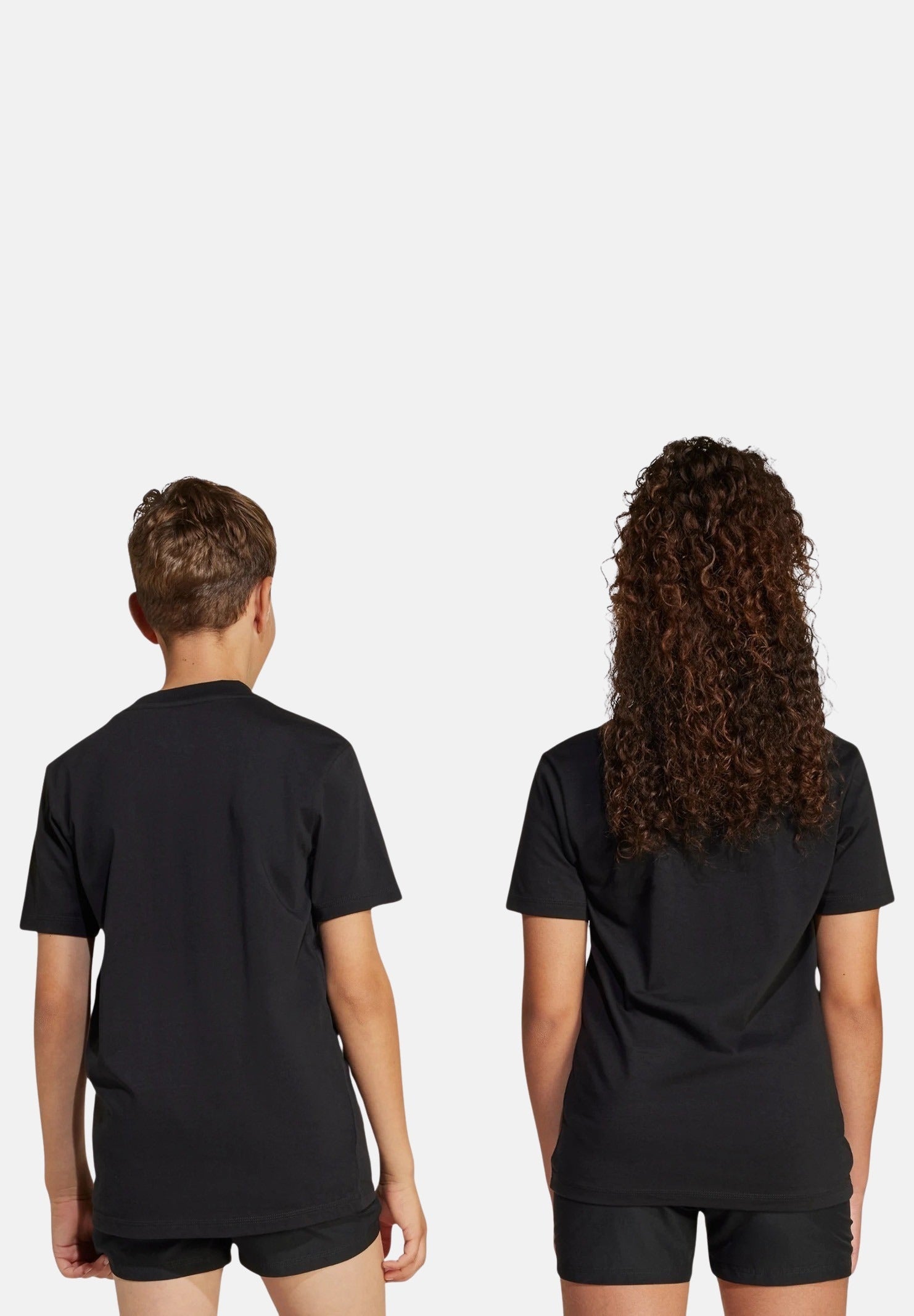 ADIDAS PERFORMANCE T-shirt a manica corta Essentials nera per bambino e bambina JC9776 . ADIDAS PERFORMANCE