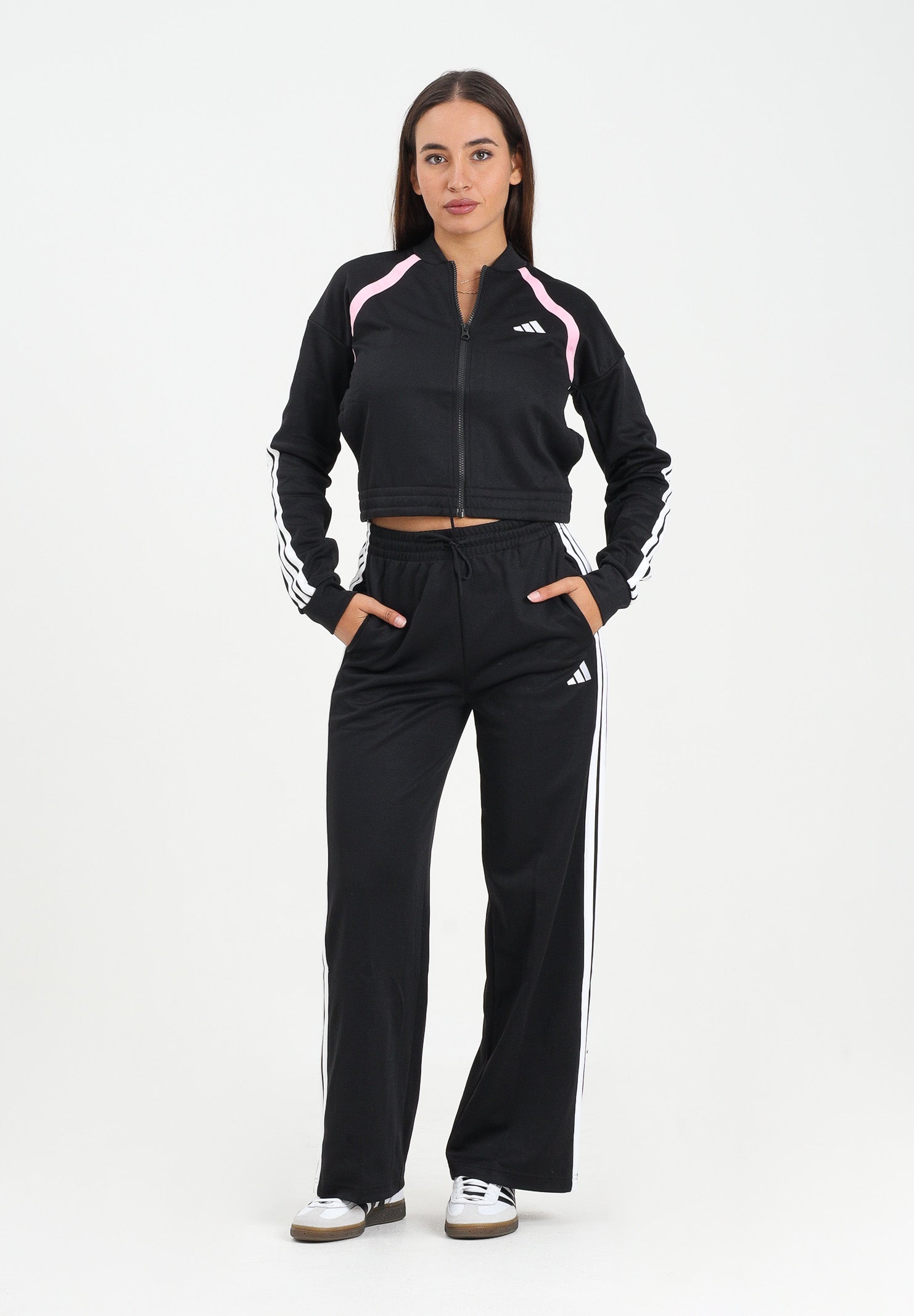 ADIDAS PERFORMANCE Tuta Teamsport nera da donna JD2674 . ADIDAS PERFORMANCE