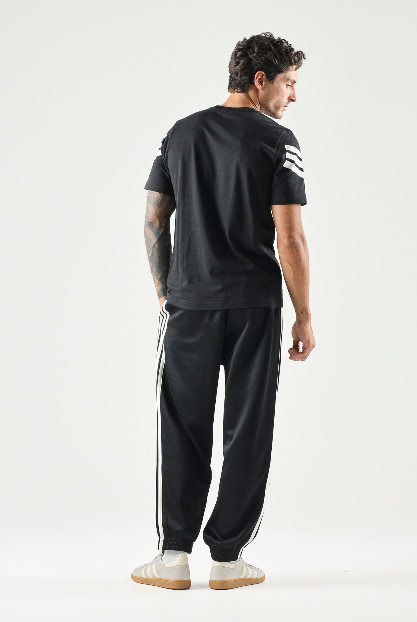 ADIDAS PERFORMANCE T-shirt a manica corta Future Icons 3-Stripes nera da uomo JD4877 . ADIDAS PERFORMANCE