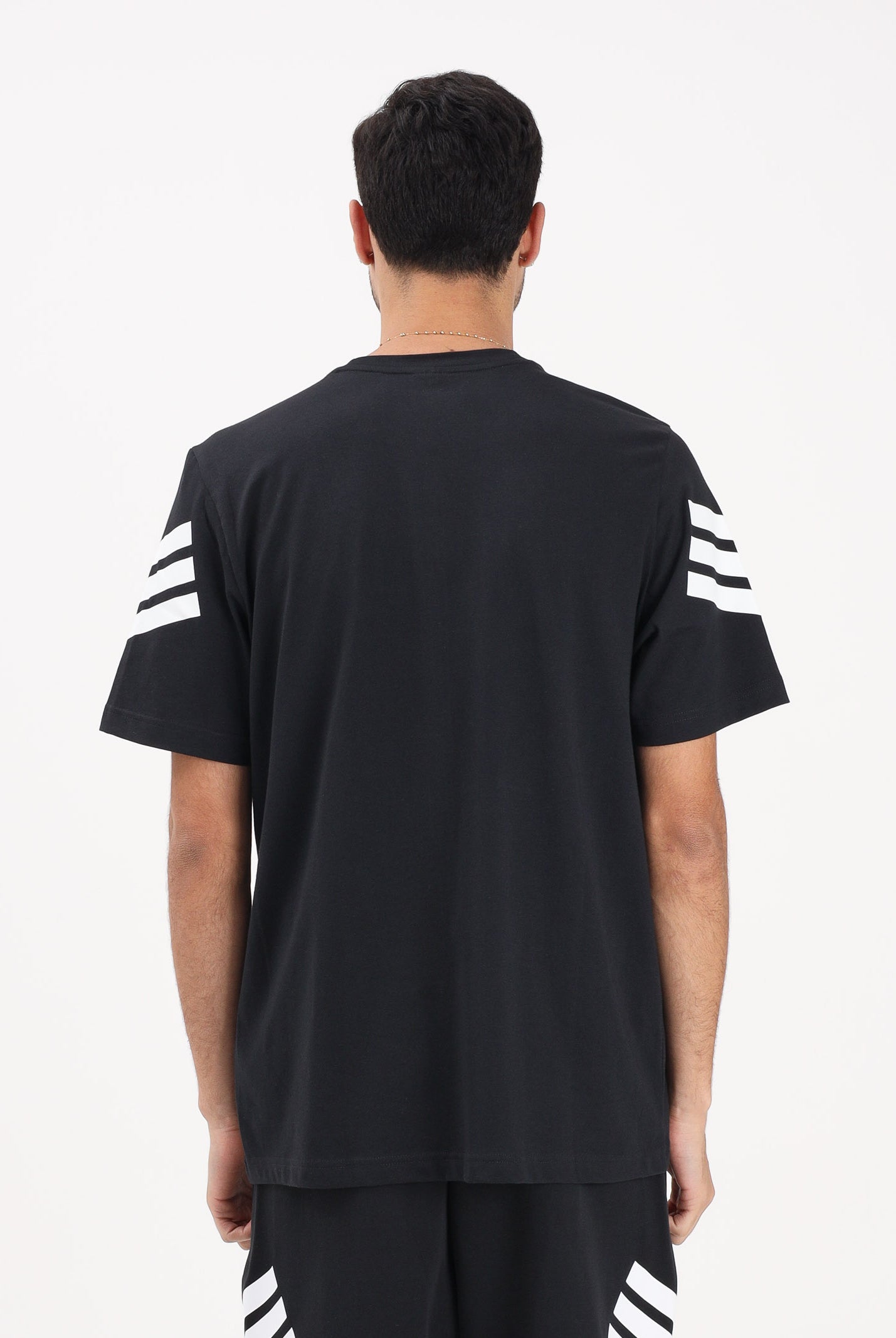 ADIDAS PERFORMANCE T-shirt a manica corta Future Icons 3-Stripes nera da uomo JD4877 . ADIDAS PERFORMANCE