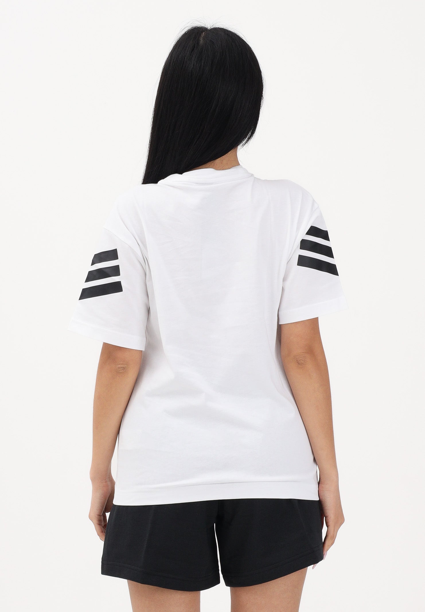 ADIDAS PERFORMANCE T-shirt a manica corta Future Icons 3-Stripes bianca da donna JE0238 . ADIDAS PERFORMANCE
