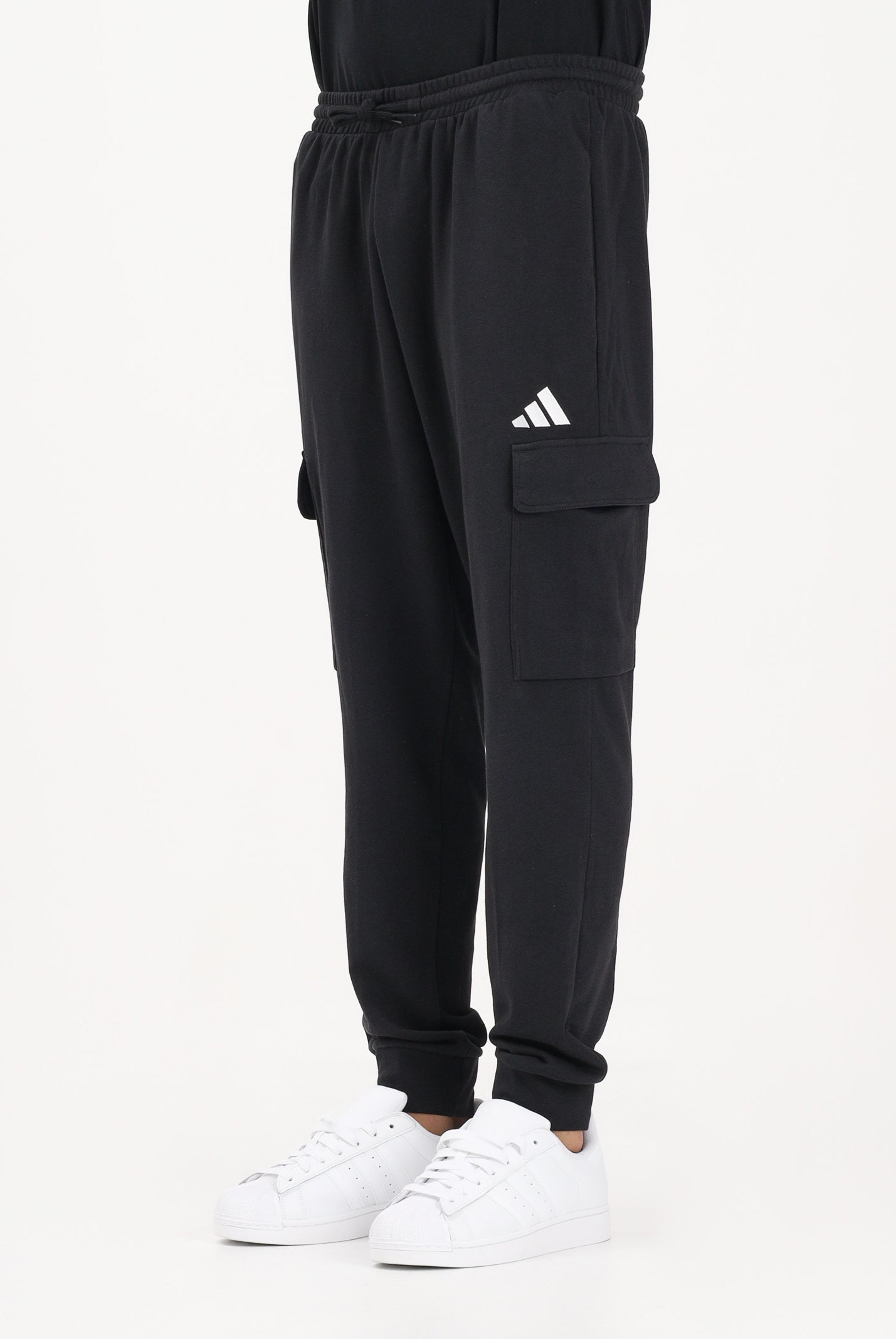 ADIDAS PERFORMANCE Pantalone sportivo FRENCH TERRY FEELCOZY ESSENTIALS nero da uomo JE3865 . ADIDAS PERFORMANCE
