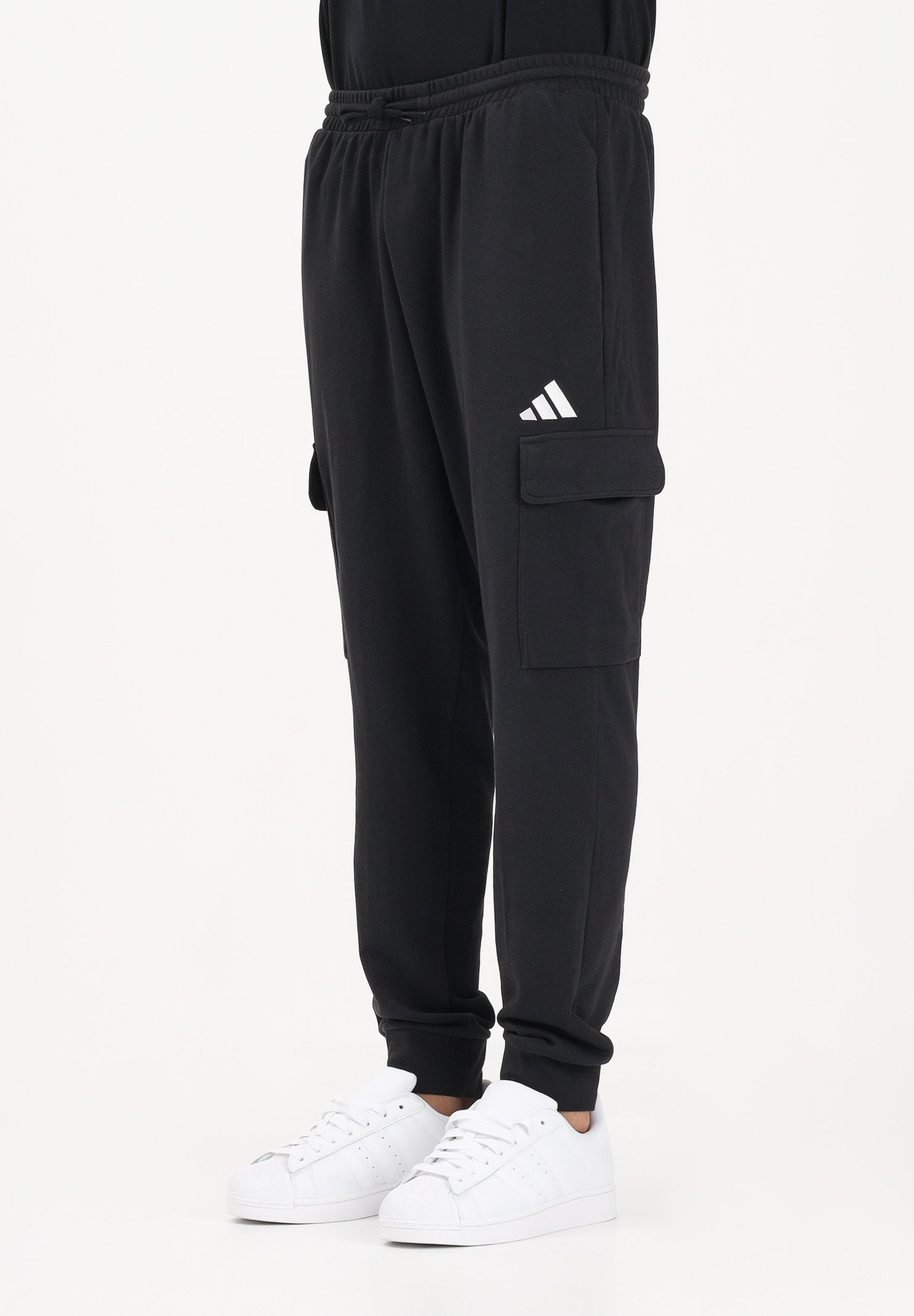 ADIDAS PERFORMANCE Pantalone sportivo FRENCH TERRY FEELCOZY ESSENTIALS nero da uomo JE3865 . ADIDAS PERFORMANCE