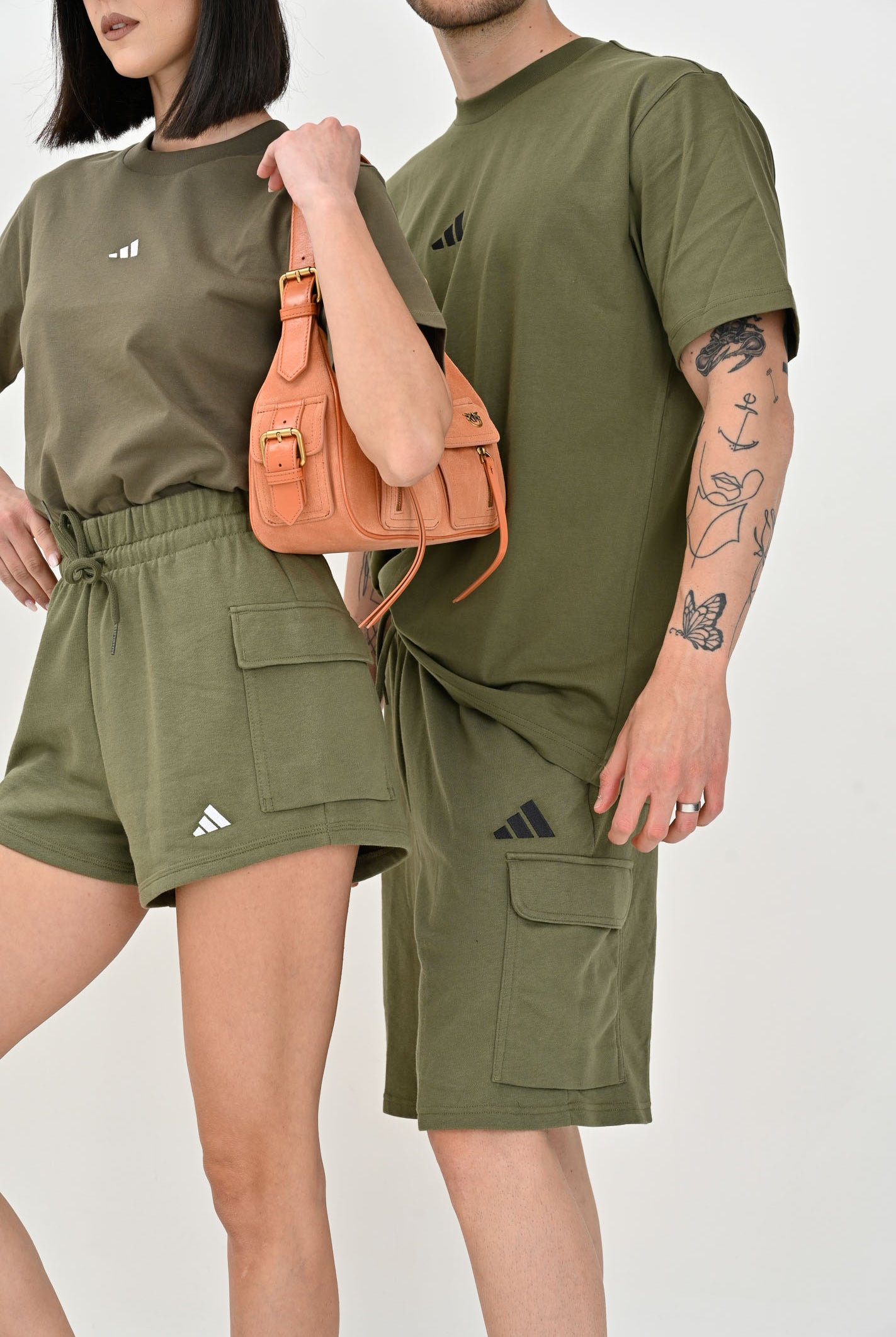ADIDAS PERFORMANCE Shorts sportivo Essentials Cargo verde da uomo JE6292 . ADIDAS PERFORMANCE