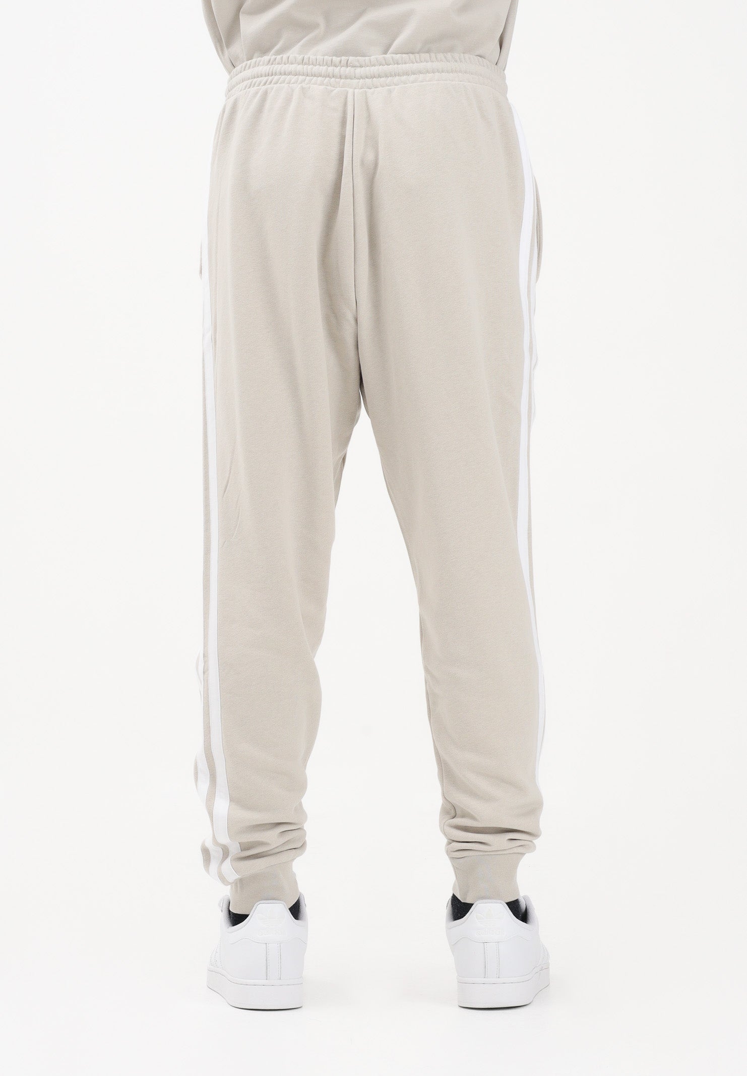 ADIDAS PERFORMANCE Pantalone sportivo ESSENTIALS THREE STRIPES FRENCH TERRY beige da uomo JE6353 . ADIDAS PERFORMANCE