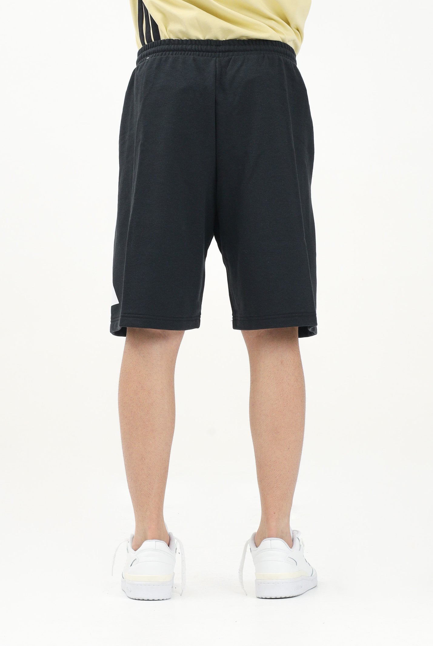 ADIDAS PERFORMANCE Shorts sportivo Essentials Logo Grande French Terry nero da uomo JE8956 . ADIDAS PERFORMANCE