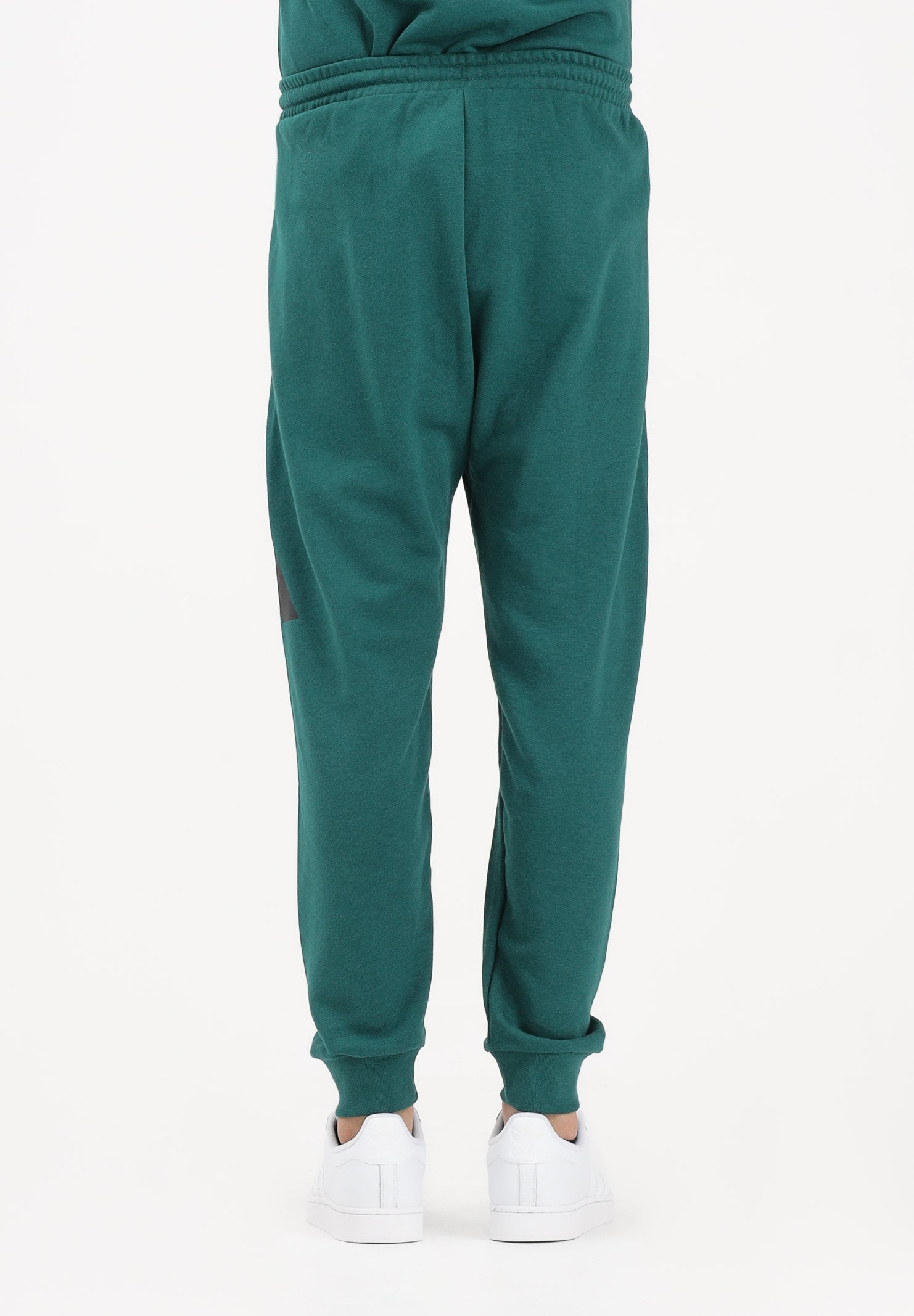 ADIDAS PERFORMANCE Pantalone sportivo Essentials Big Logo French Terry verde da uomo JE8971 . ADIDAS PERFORMANCE