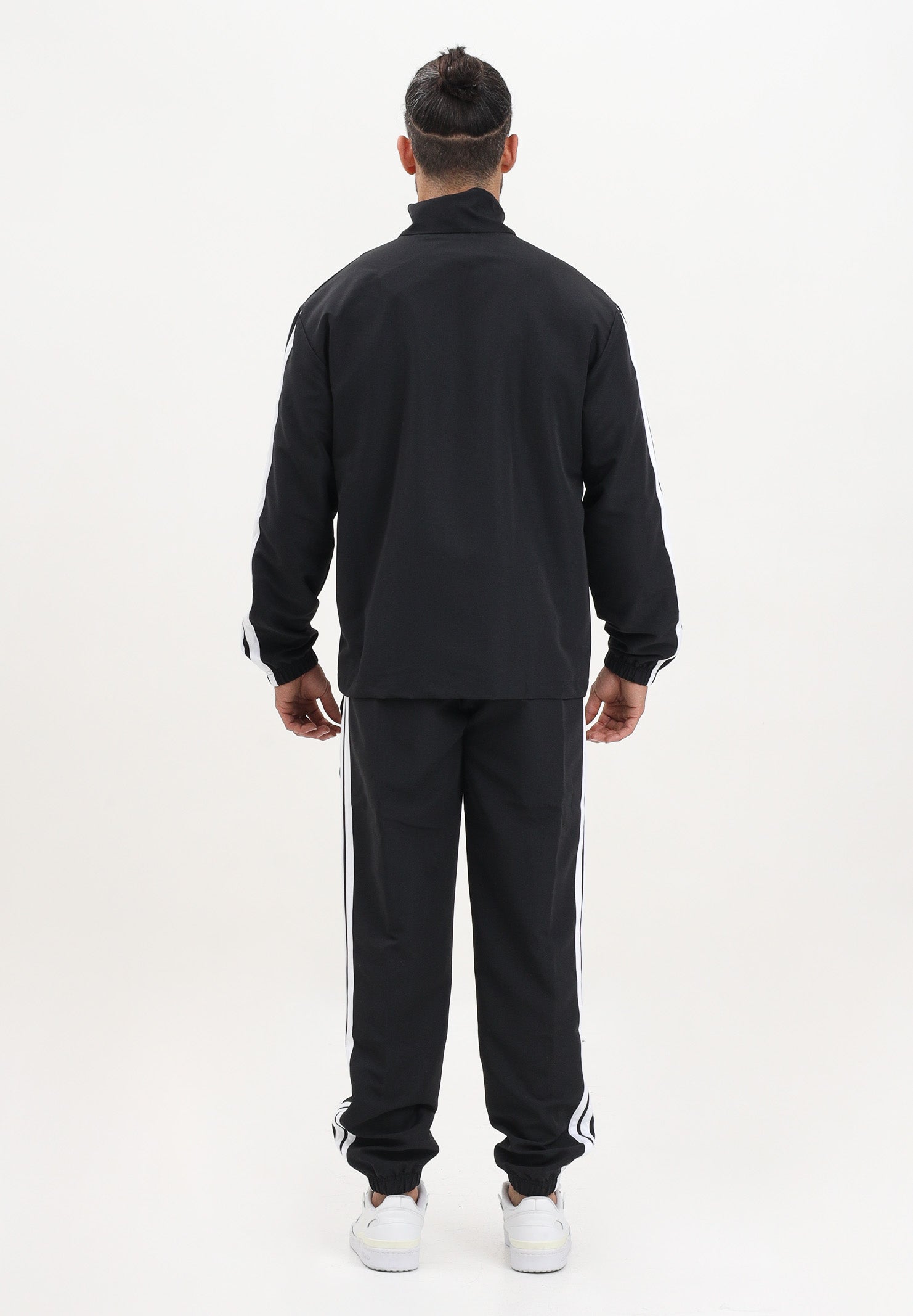 ADIDAS PERFORMANCE Tuta Basic 3 Stripes Tricot nera da uomo JI8849 . ADIDAS PERFORMANCE