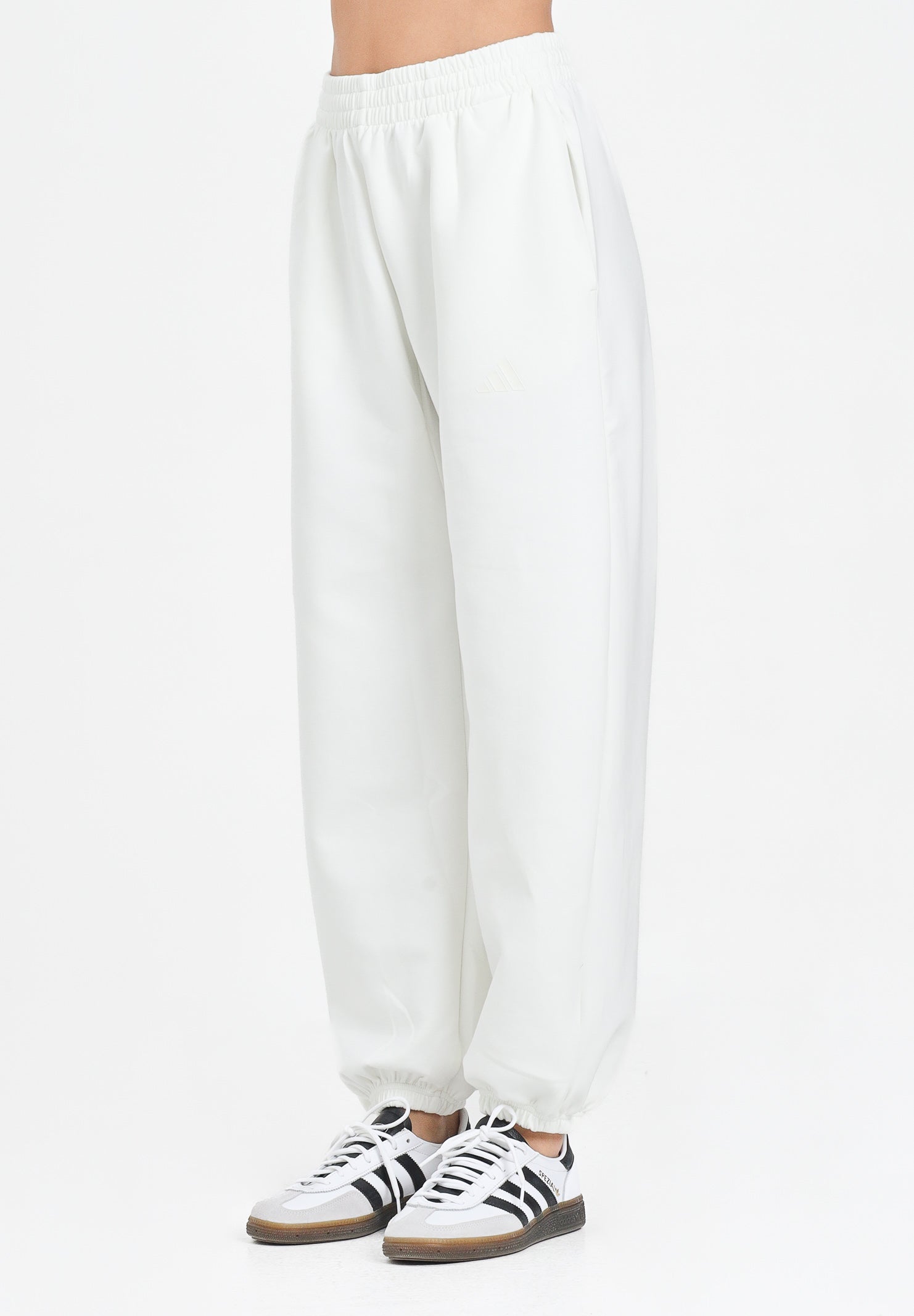ADIDAS PERFORMANCE Pantalone sportivo Soft Lux bianco da donna JV9896 . ADIDAS PERFORMANCE