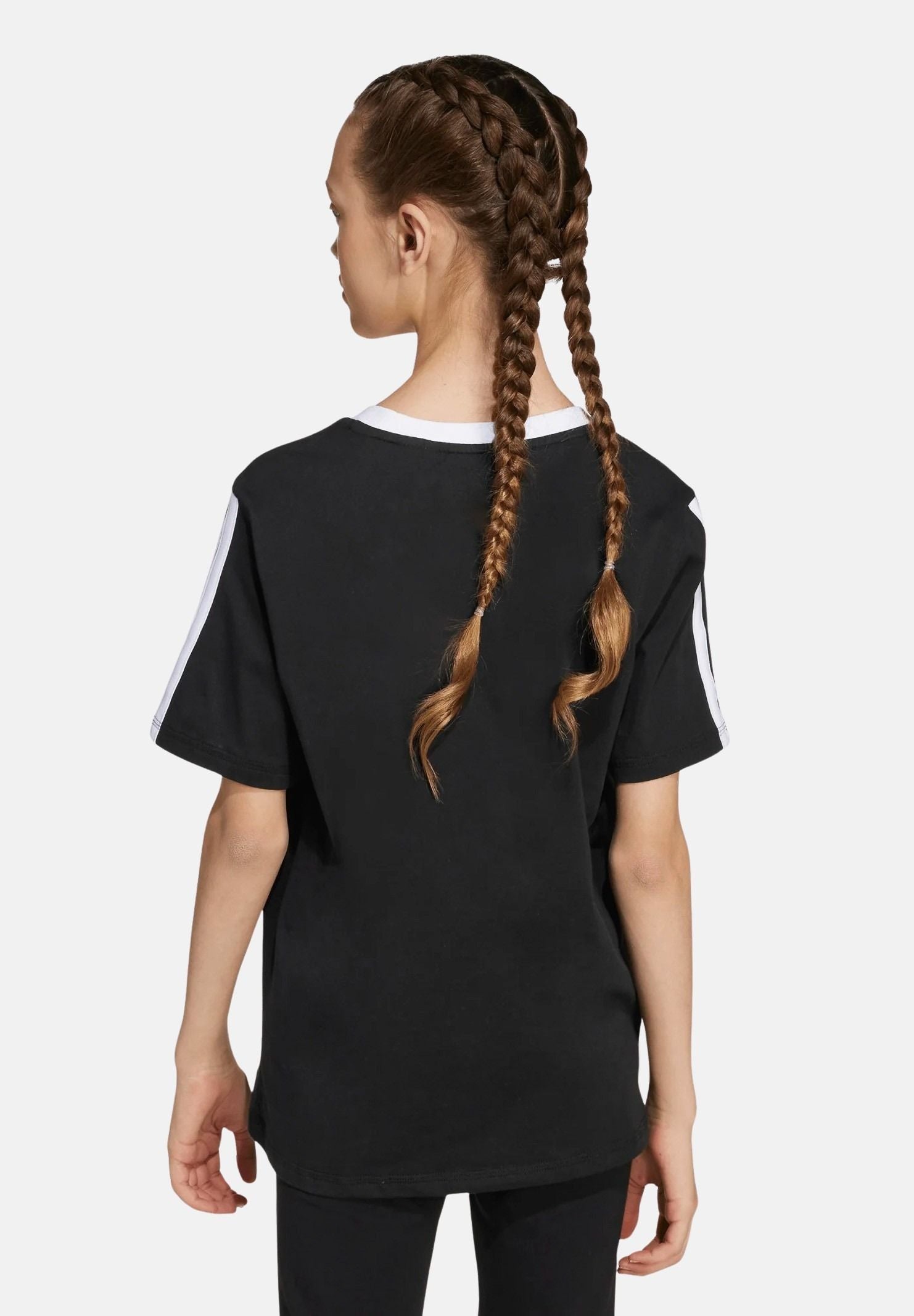 ADIDAS PERFORMANCE T-shirt a manica corta Essentials nera per bambino e bambina JW8627 . ADIDAS PERFORMANCE
