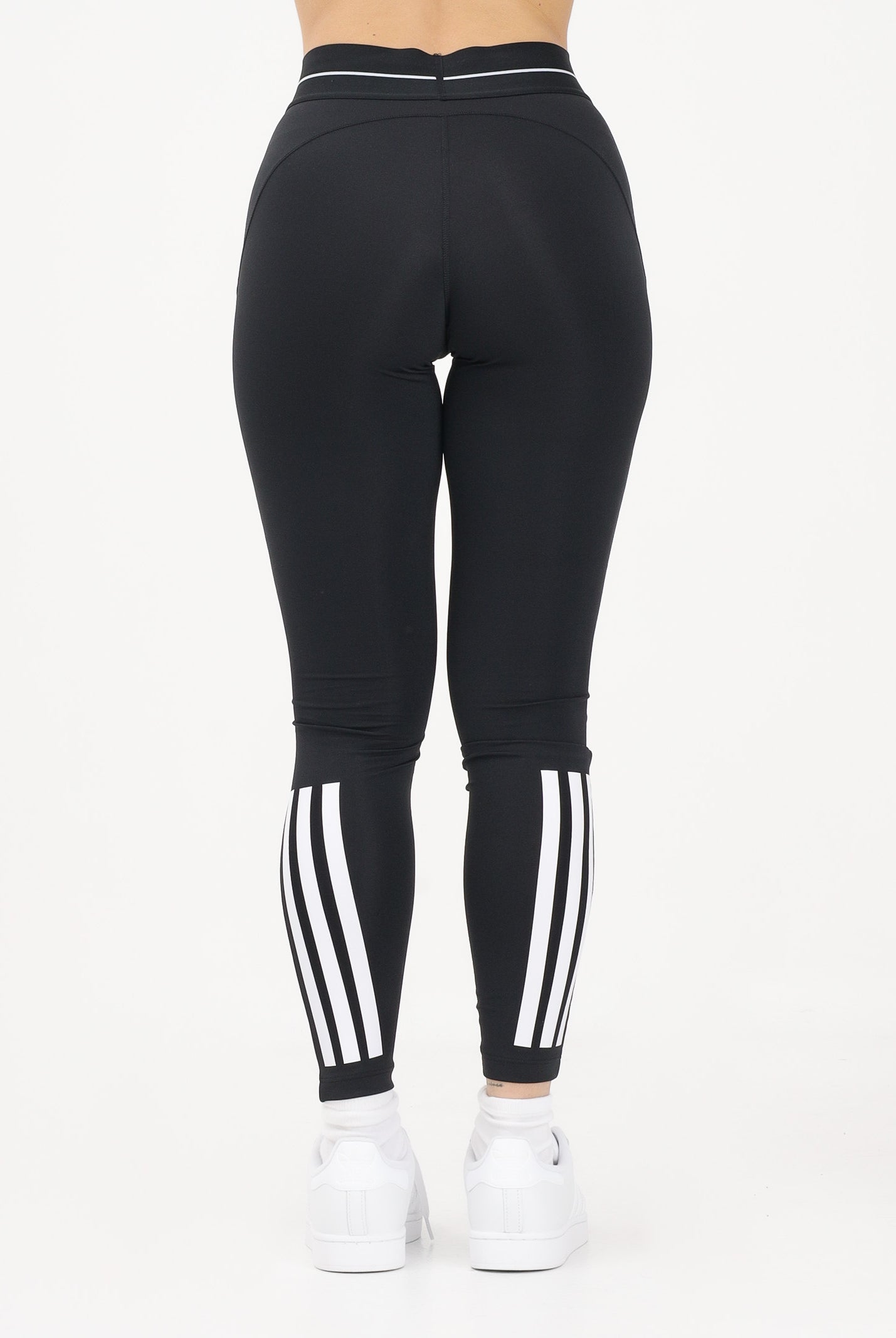 ADIDAS PERFORMANCE Leggings Hyperglam 3-Stripes nero da donna JX1876 . ADIDAS PERFORMANCE