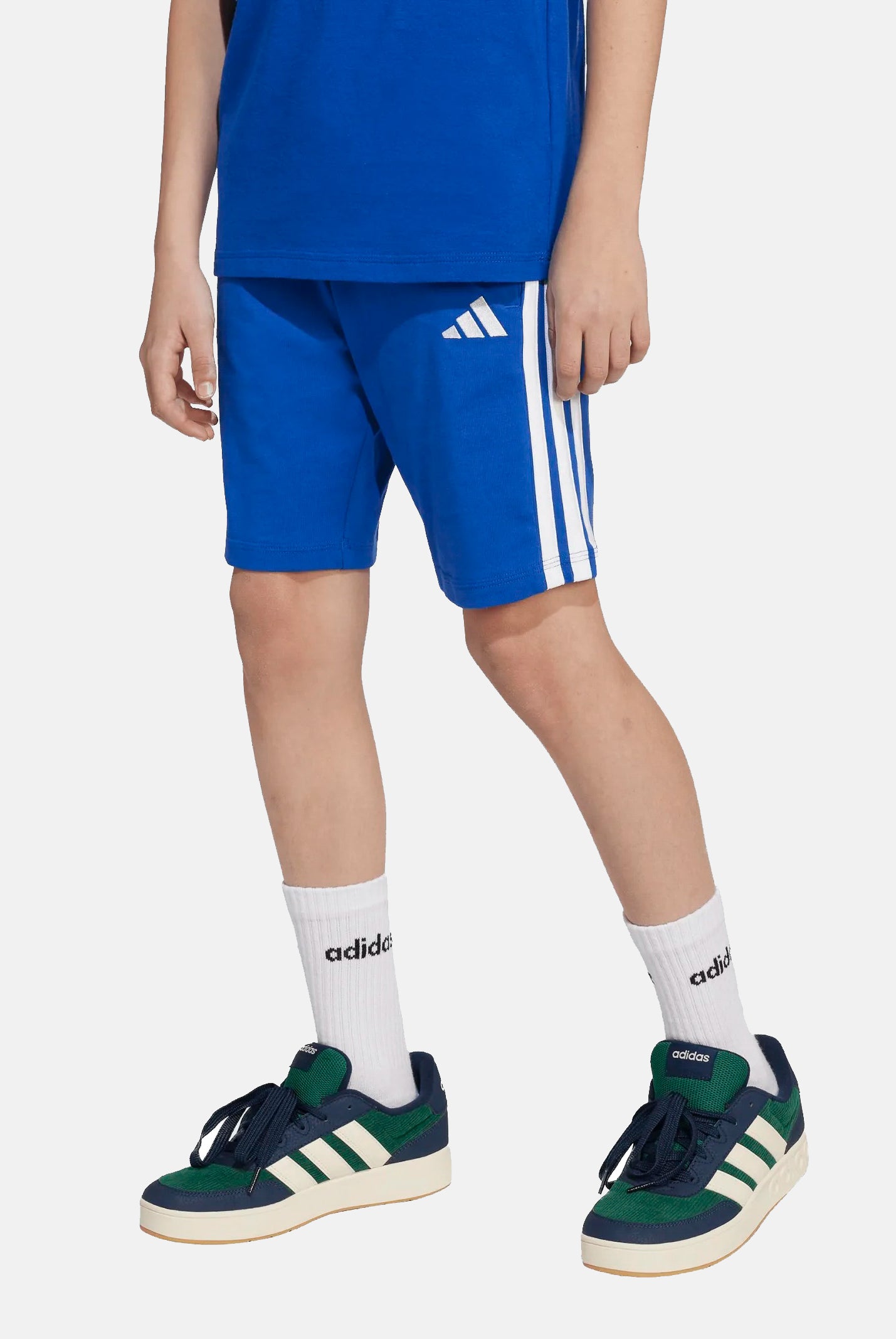 ADIDAS PERFORMANCE Shorts Essentials blu acceso per bambino e bambina JY5017 . ADIDAS PERFORMANCE