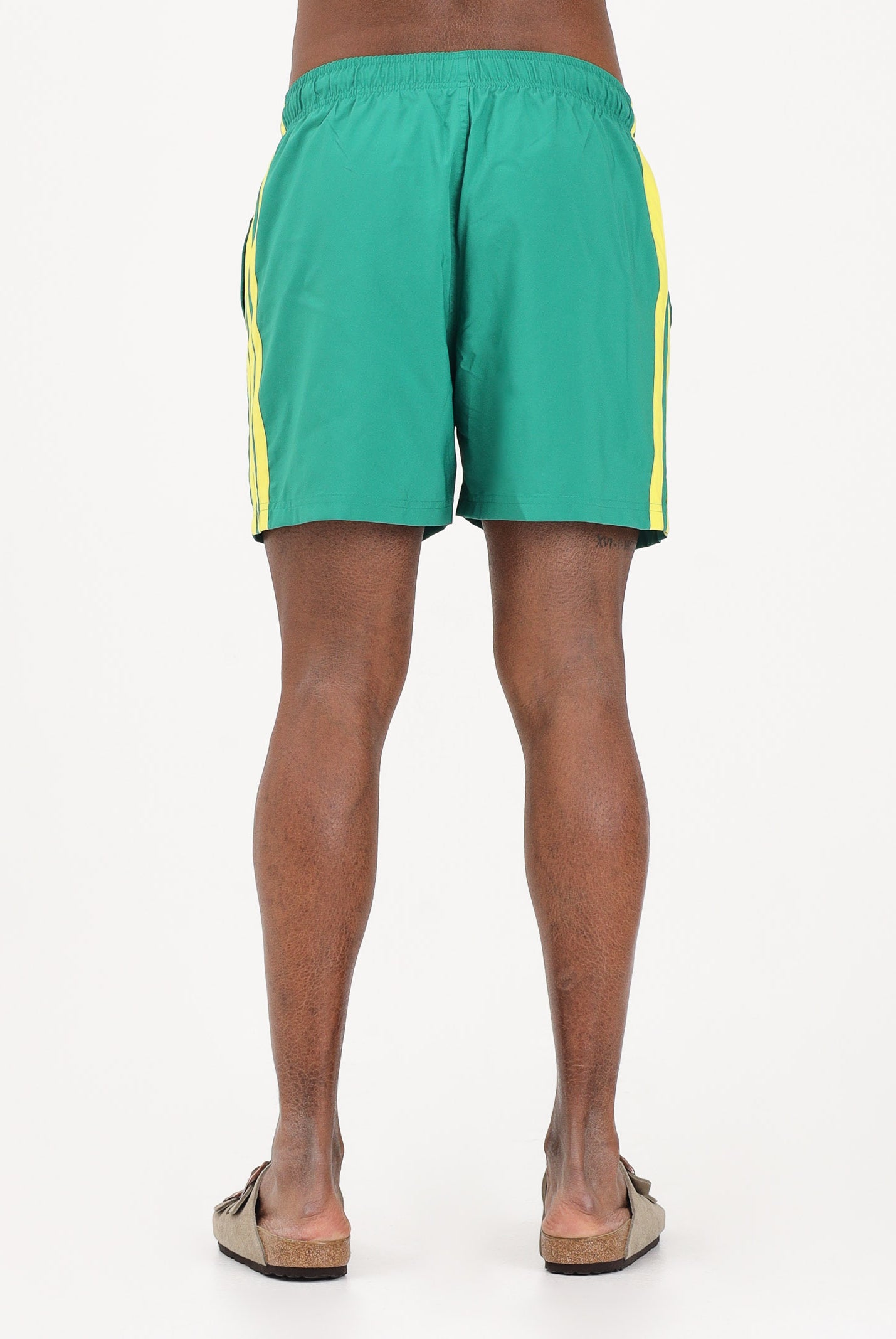 ADIDAS PERFORMANCE Shorts mare 3-Stripes Swim Shorts 5-Inch verde da uomo JY9789 . ADIDAS PERFORMANCE