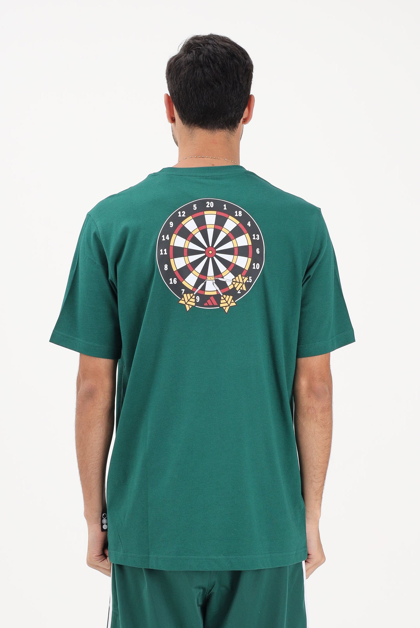 ADIDAS PERFORMANCE T-shirt a manica corta Novelty Dart verde da uomo JZ5042 . ADIDAS PERFORMANCE