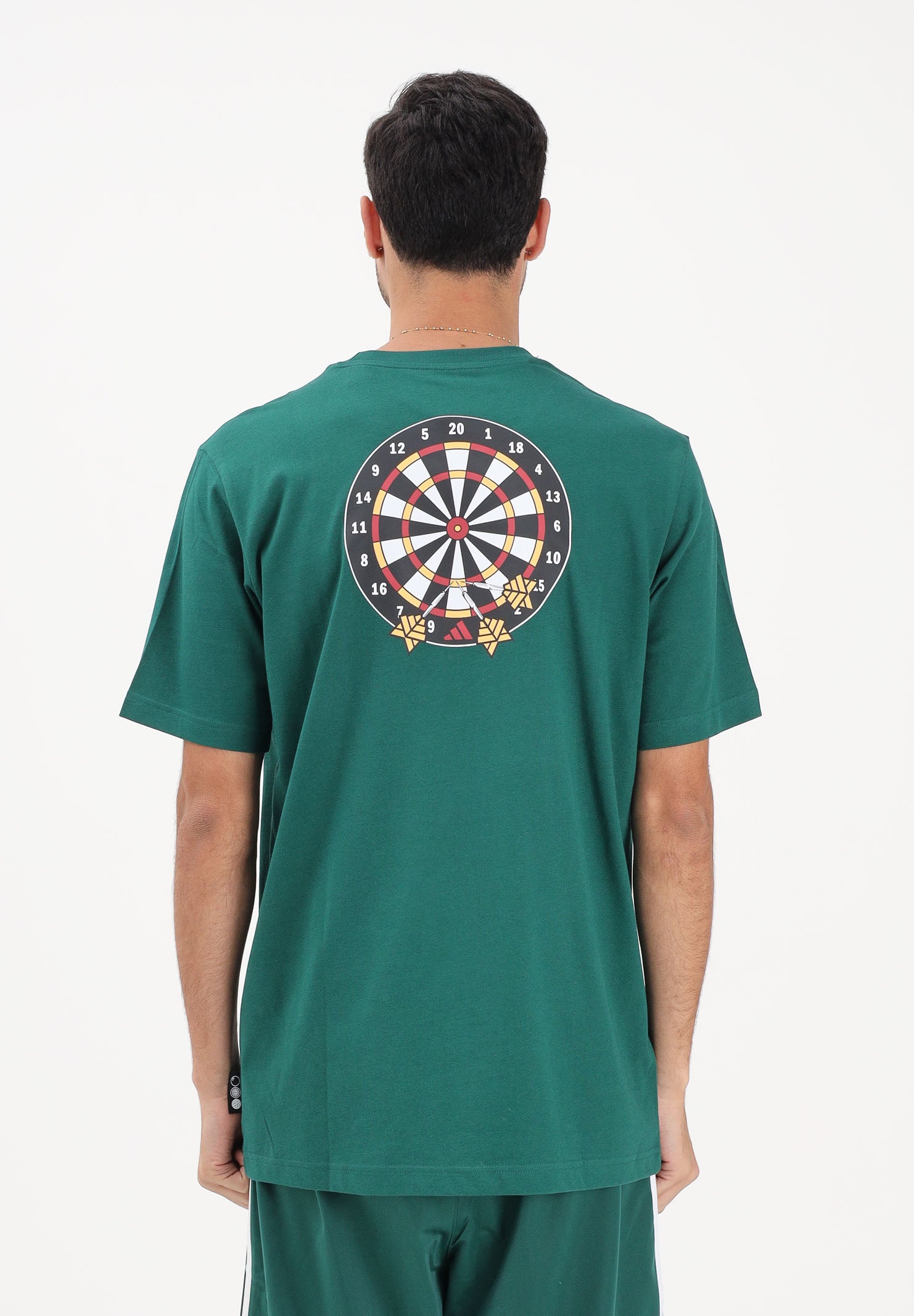 ADIDAS PERFORMANCE T-shirt a manica corta Novelty Dart verde da uomo JZ5042 . ADIDAS PERFORMANCE