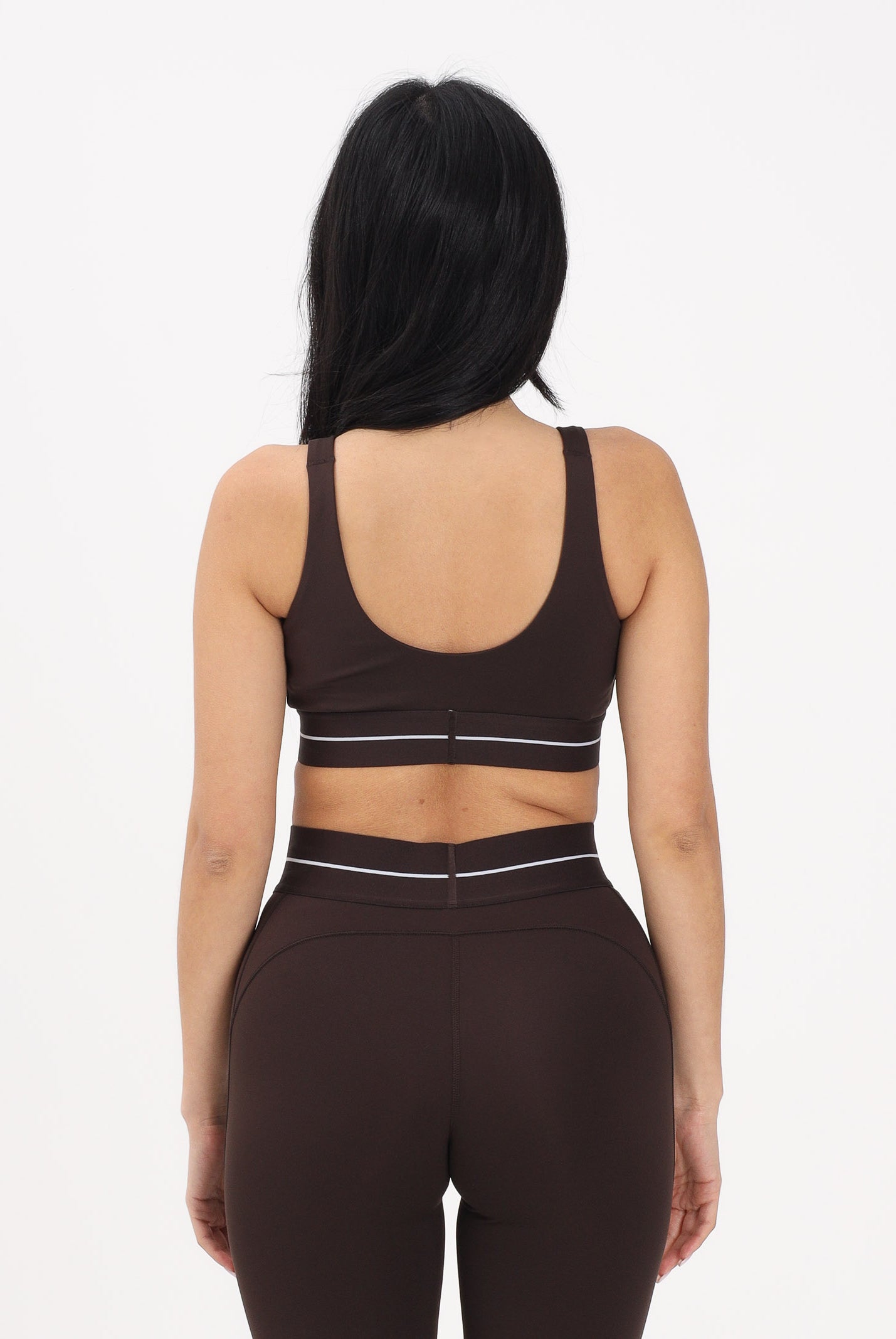 ADIDAS PERFORMANCE Top Hyperglam Light Support marrone da donna JZ6452 . ADIDAS PERFORMANCE