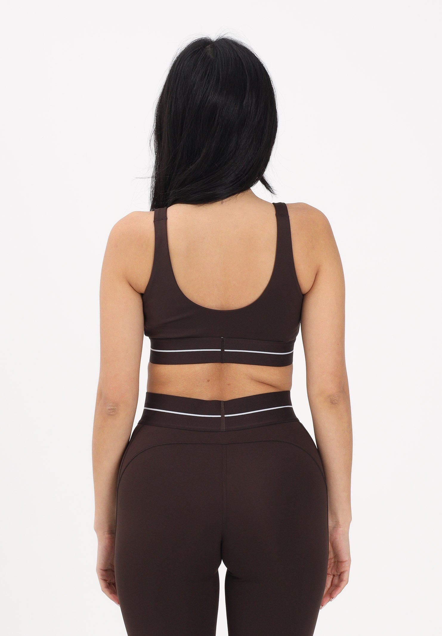 ADIDAS PERFORMANCE Top Hyperglam Light Support marrone da donna JZ6452 . ADIDAS PERFORMANCE