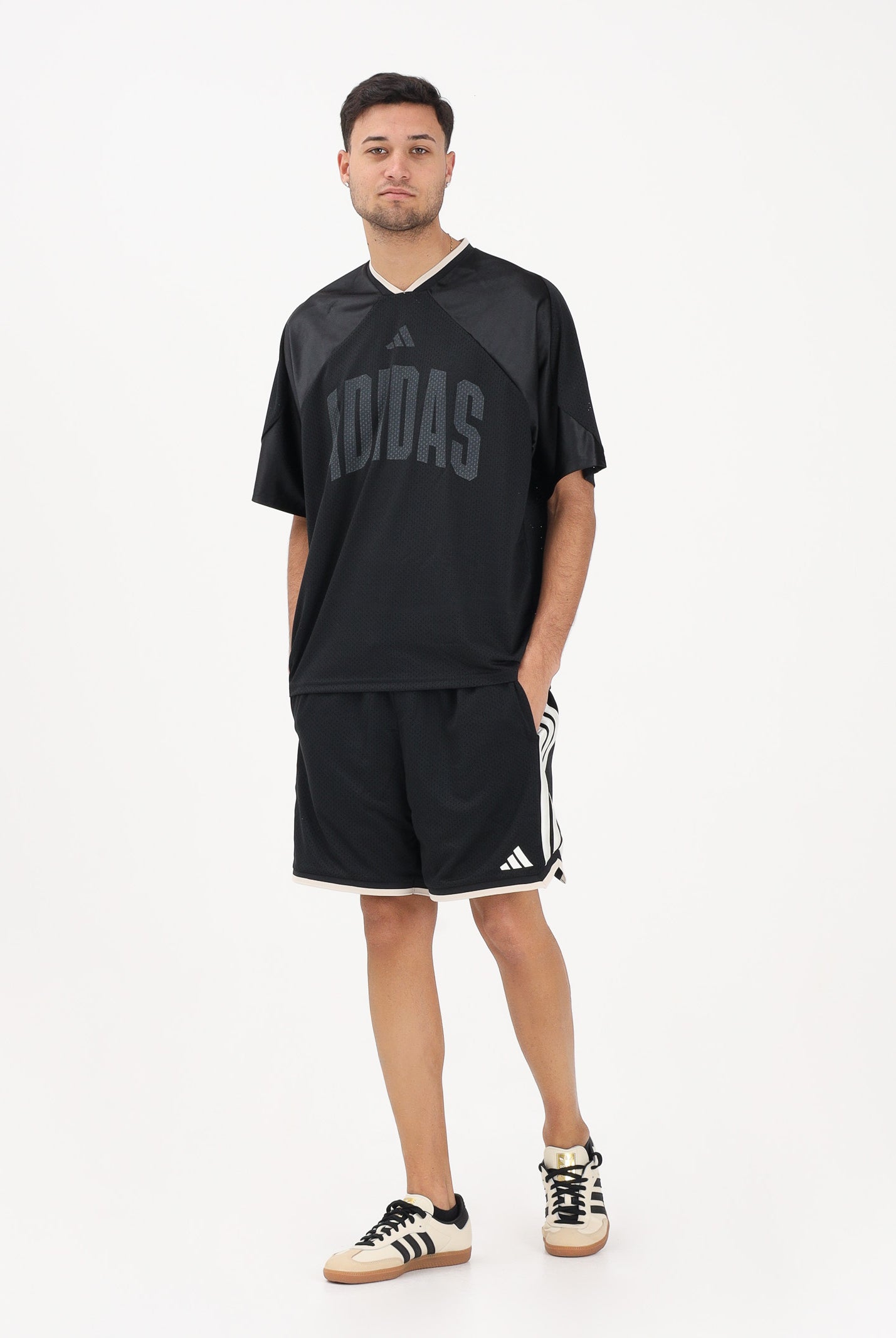 ADIDAS PERFORMANCE Shorts sportivo Stadium Mesh nero da uomo JZ6858 . ADIDAS PERFORMANCE