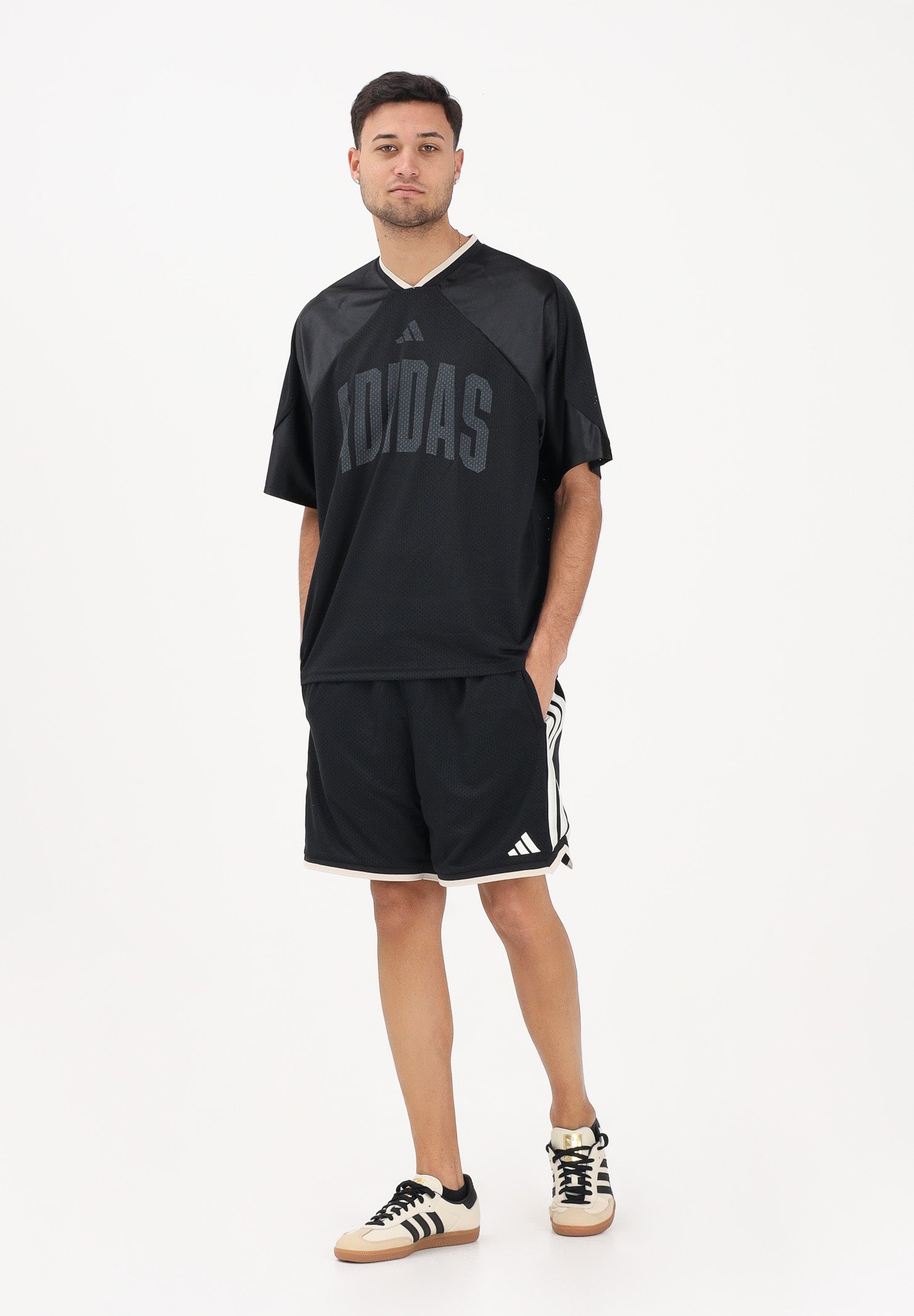 ADIDAS PERFORMANCE Shorts sportivo Stadium Mesh nero da uomo JZ6858 . ADIDAS PERFORMANCE