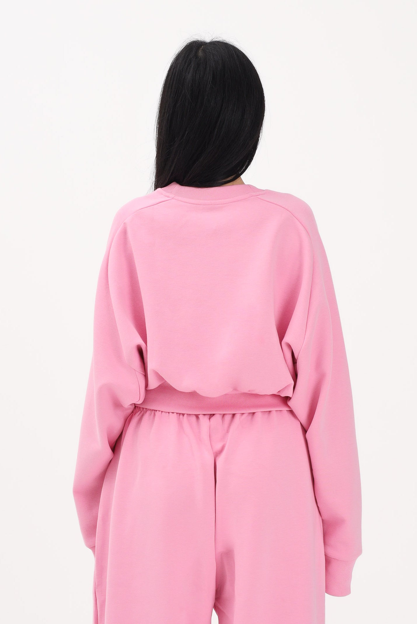 ADIDAS PERFORMANCE Felpa girocollo Soft Lux Loose rosa da donna KA7016 . ADIDAS PERFORMANCE