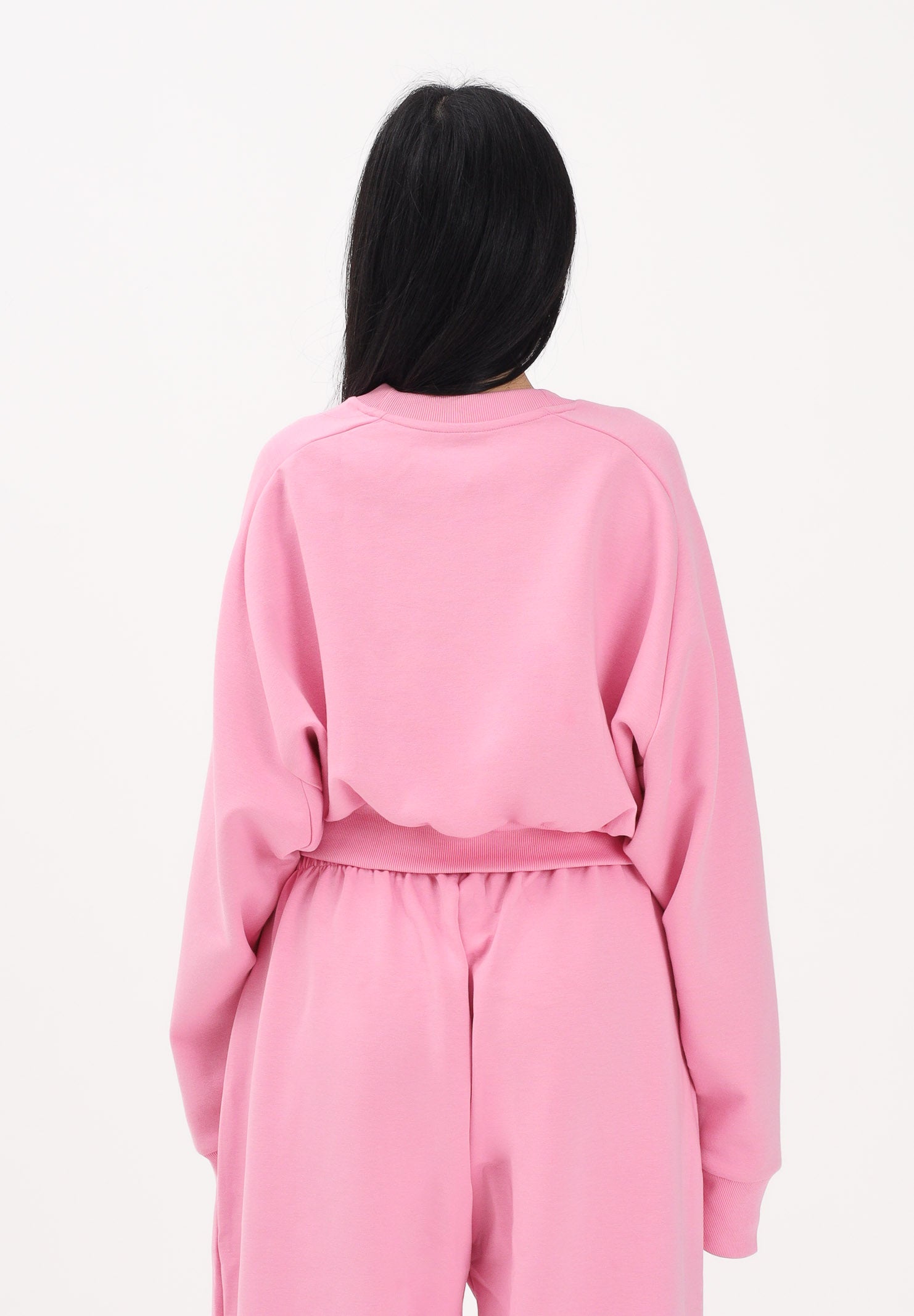 ADIDAS PERFORMANCE Felpa girocollo Soft Lux Loose rosa da donna KA7016 . ADIDAS PERFORMANCE