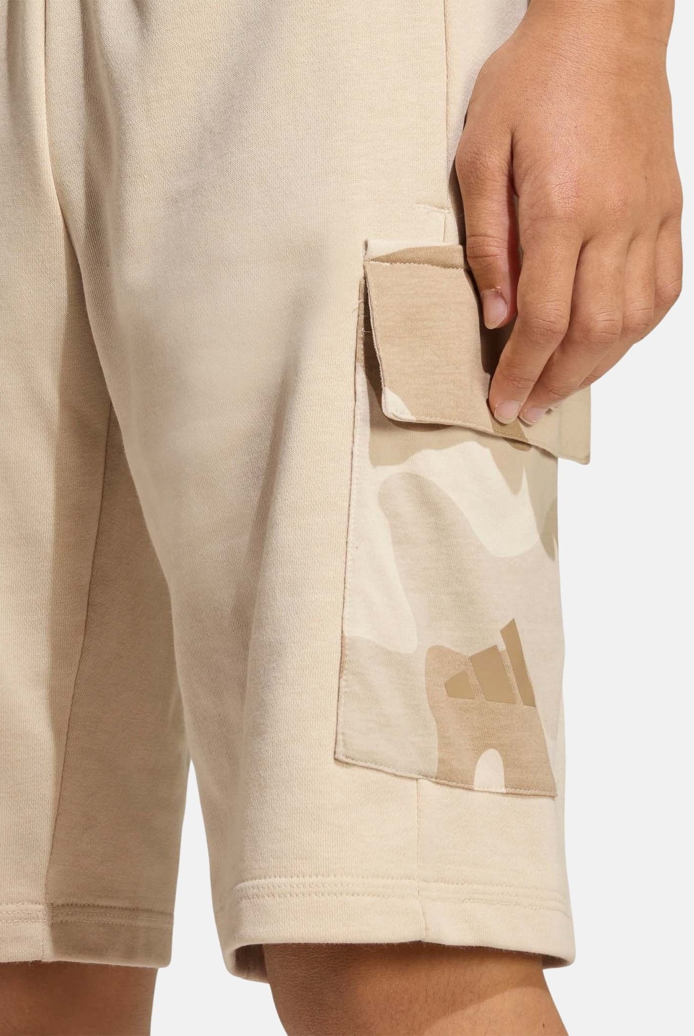 ADIDAS PERFORMANCE Shorts sportivo Seasonals Camo beige per bambino e bambina KB6843 . ADIDAS PERFORMANCE