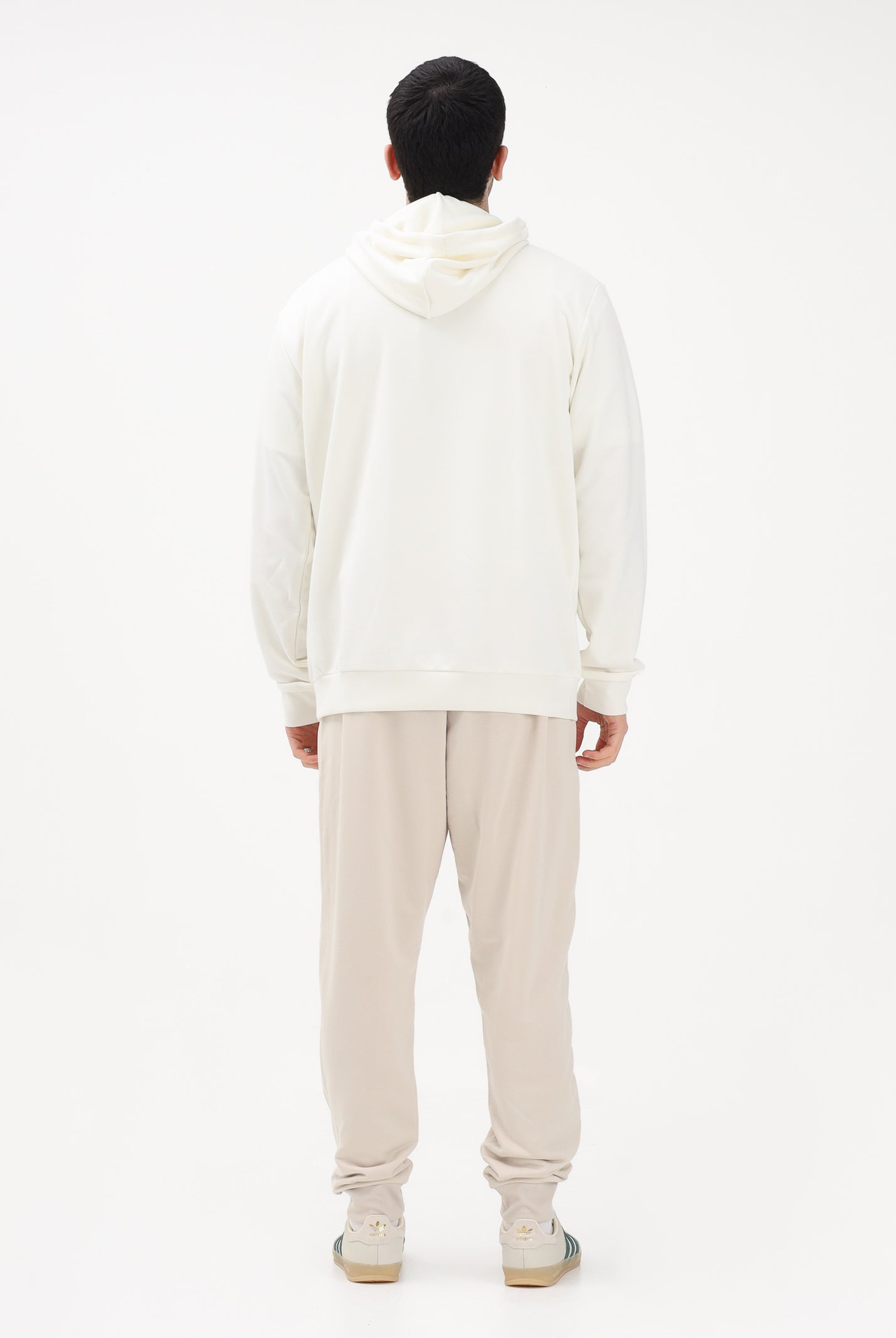 ADIDAS PERFORMANCE Tuta BIG LOGO beige e panna da uomo KB8780 . ADIDAS PERFORMANCE