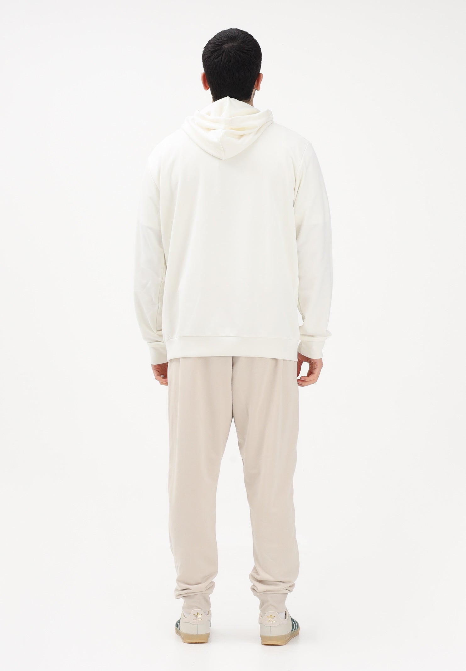 ADIDAS PERFORMANCE Tuta BIG LOGO beige e panna da uomo KB8780 . ADIDAS PERFORMANCE