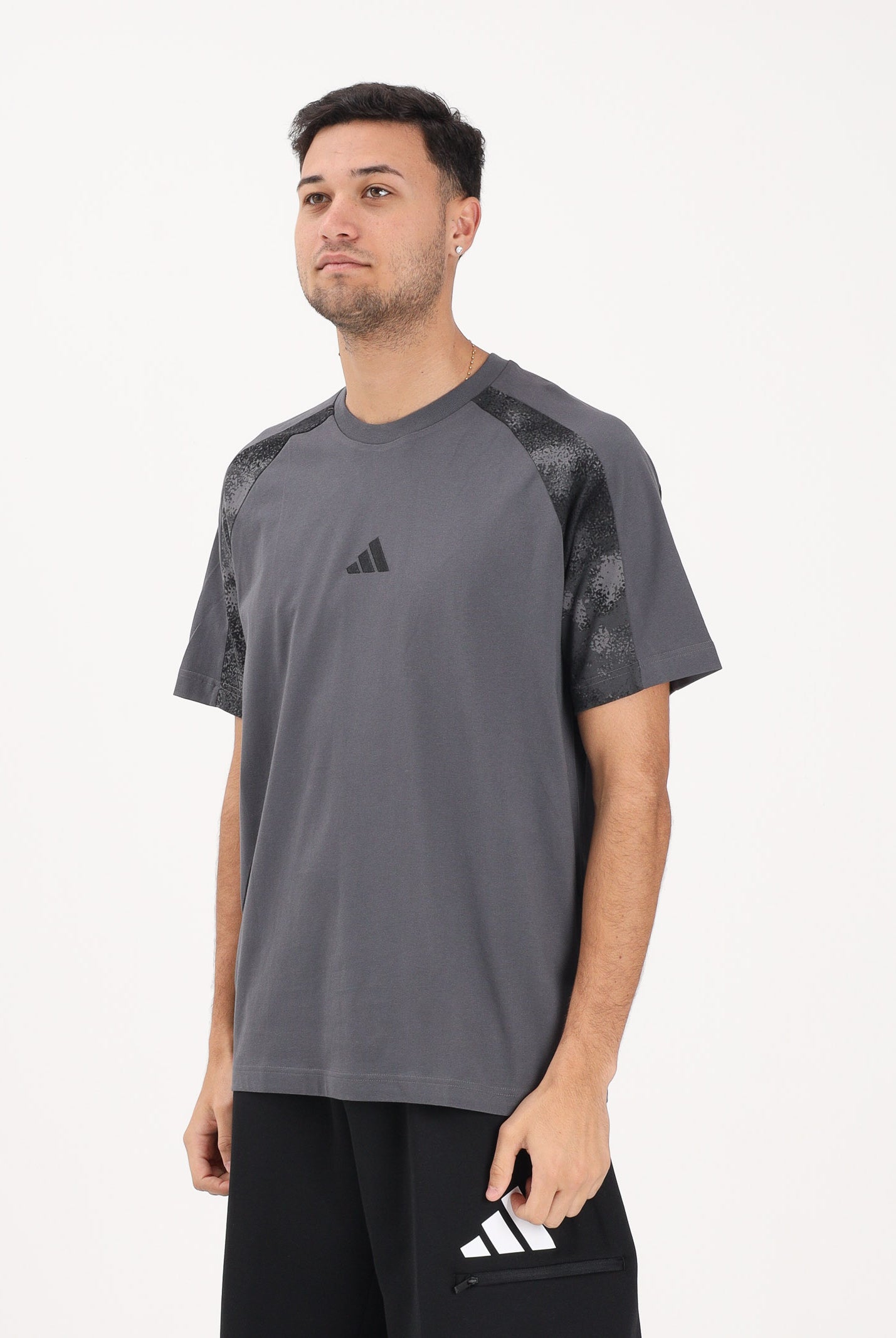 ADIDAS PERFORMANCE T-shirt a manica corta Camo grigia da uomo KC0709 . ADIDAS PERFORMANCE