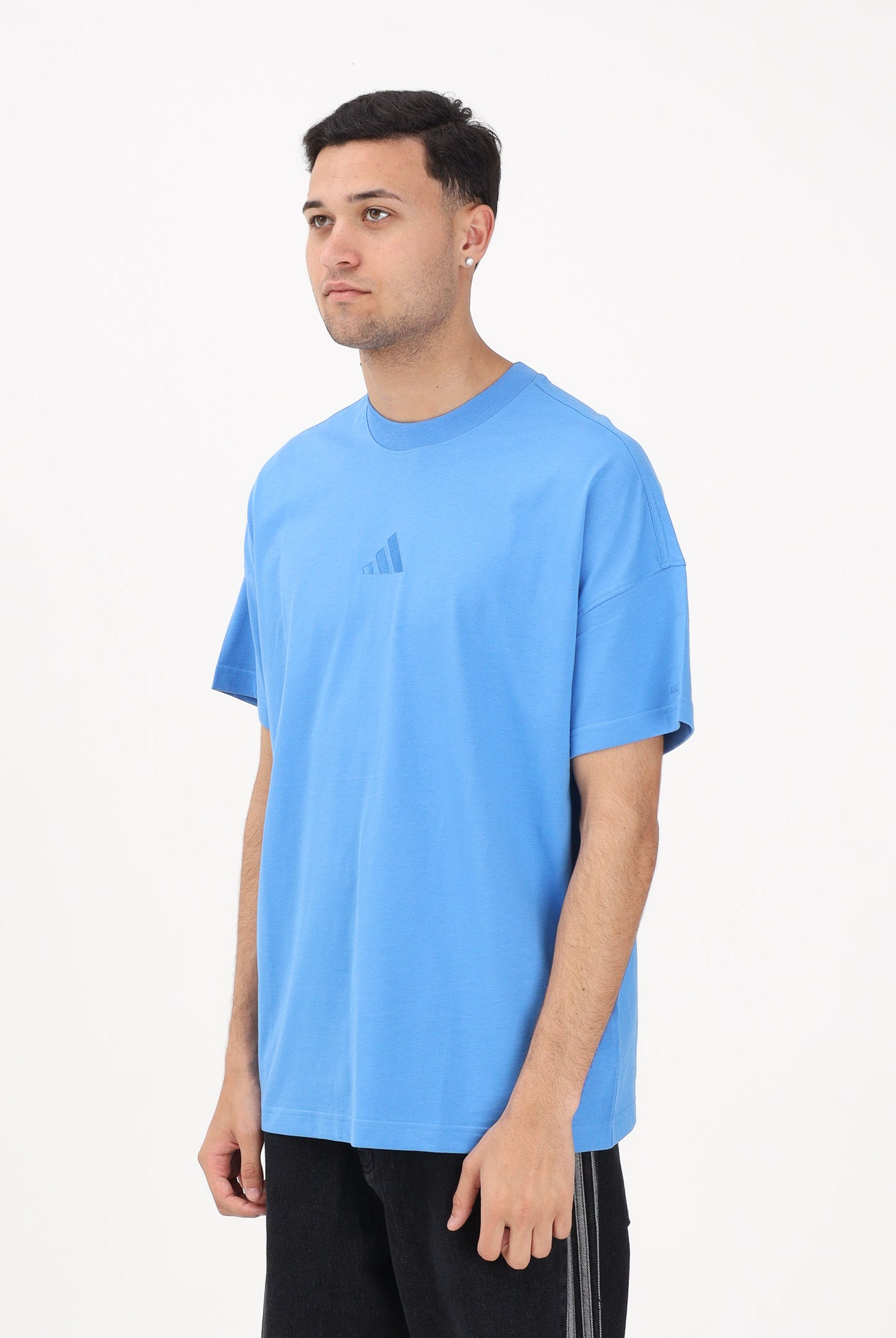 ADIDAS PERFORMANCE T-shirt a manica corta ALL SZN azzurra da uomo KC3188 . ADIDAS PERFORMANCE