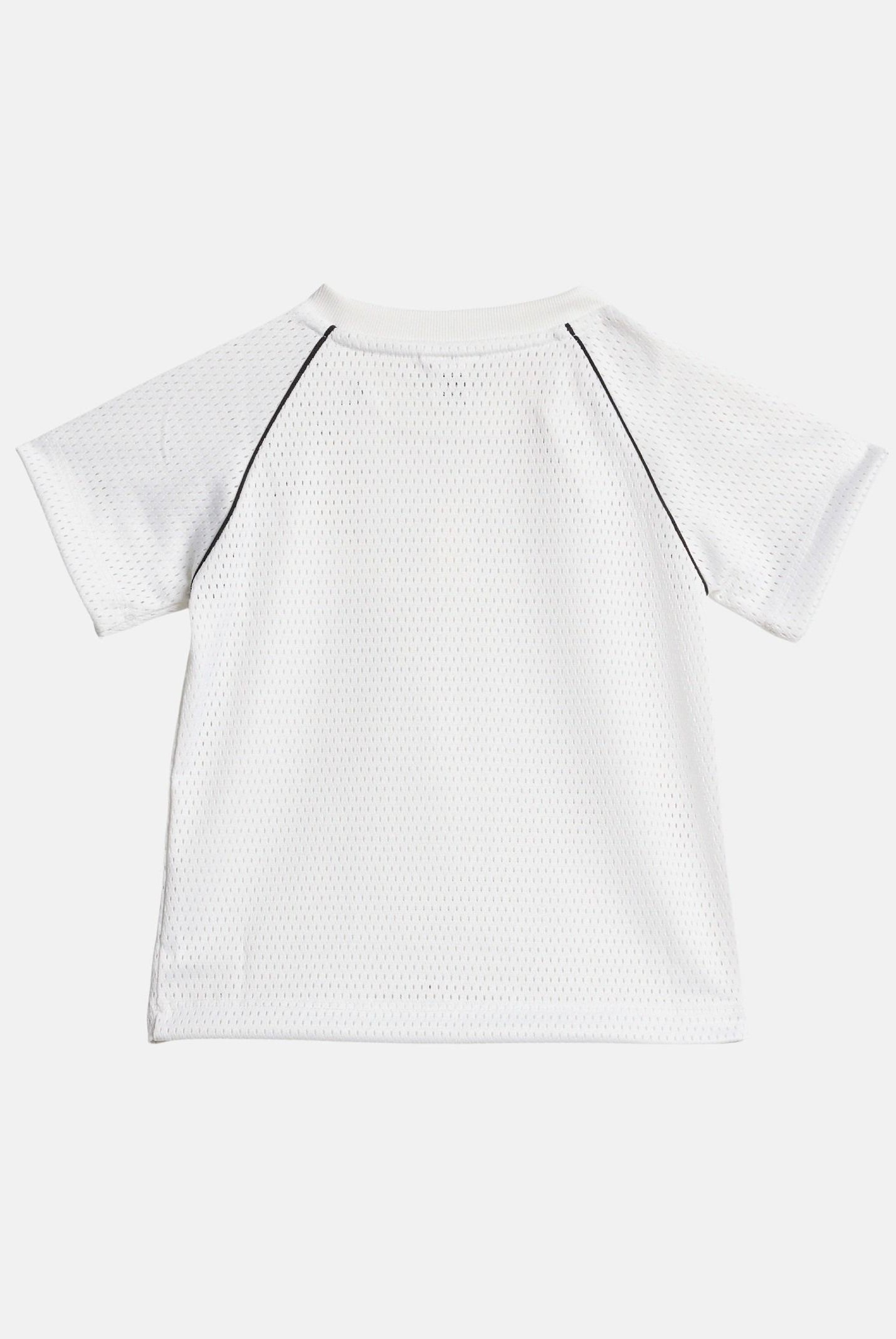 ADIDAS PERFORMANCE completino Mesh Short Tee, bianco e nero da neonato. KD3167 . ADIDAS PERFORMANCE