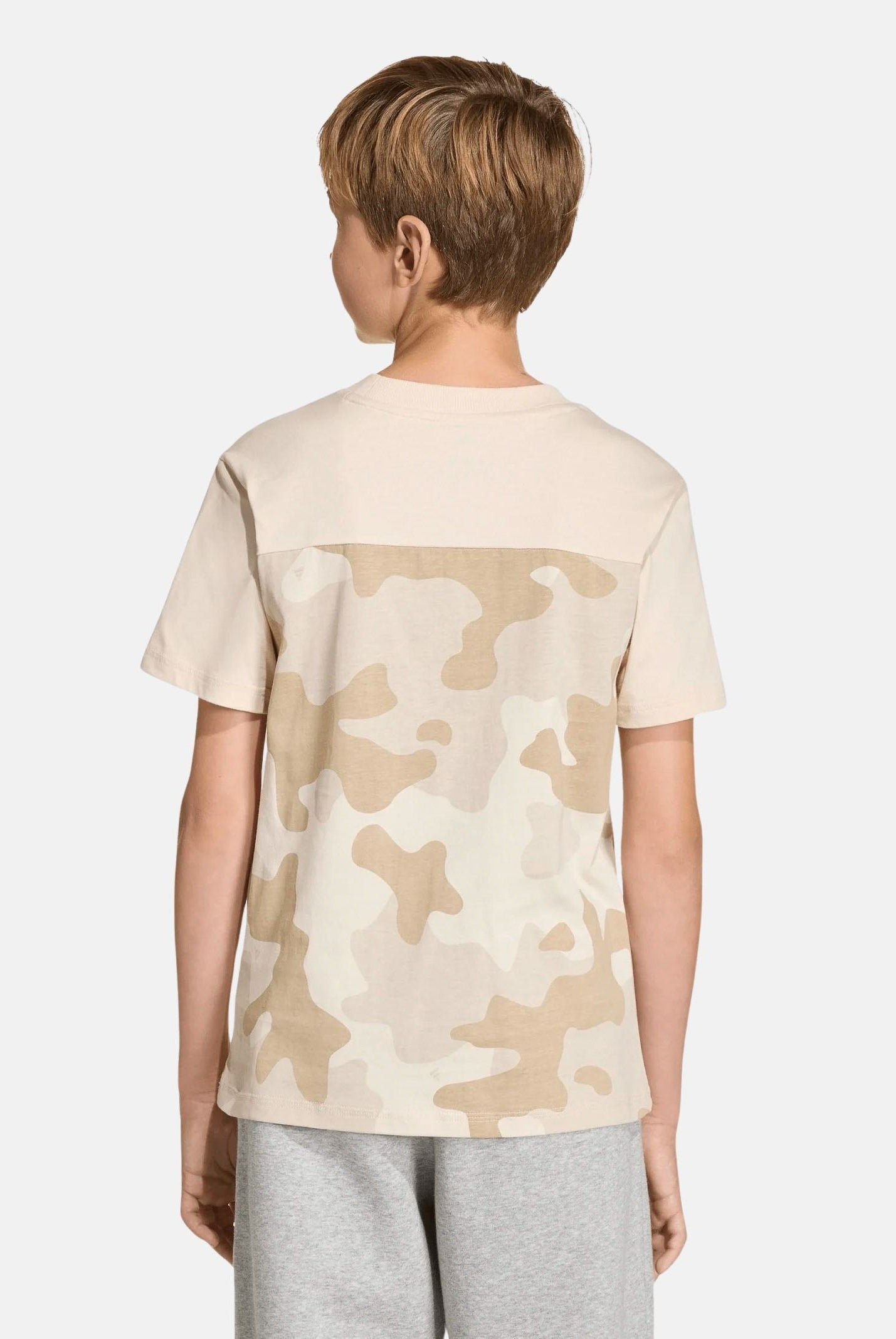 ADIDAS PERFORMANCE T-shirt a manica corta Seasonal Essentials beige per bambino e bambina KD3388 . ADIDAS PERFORMANCE