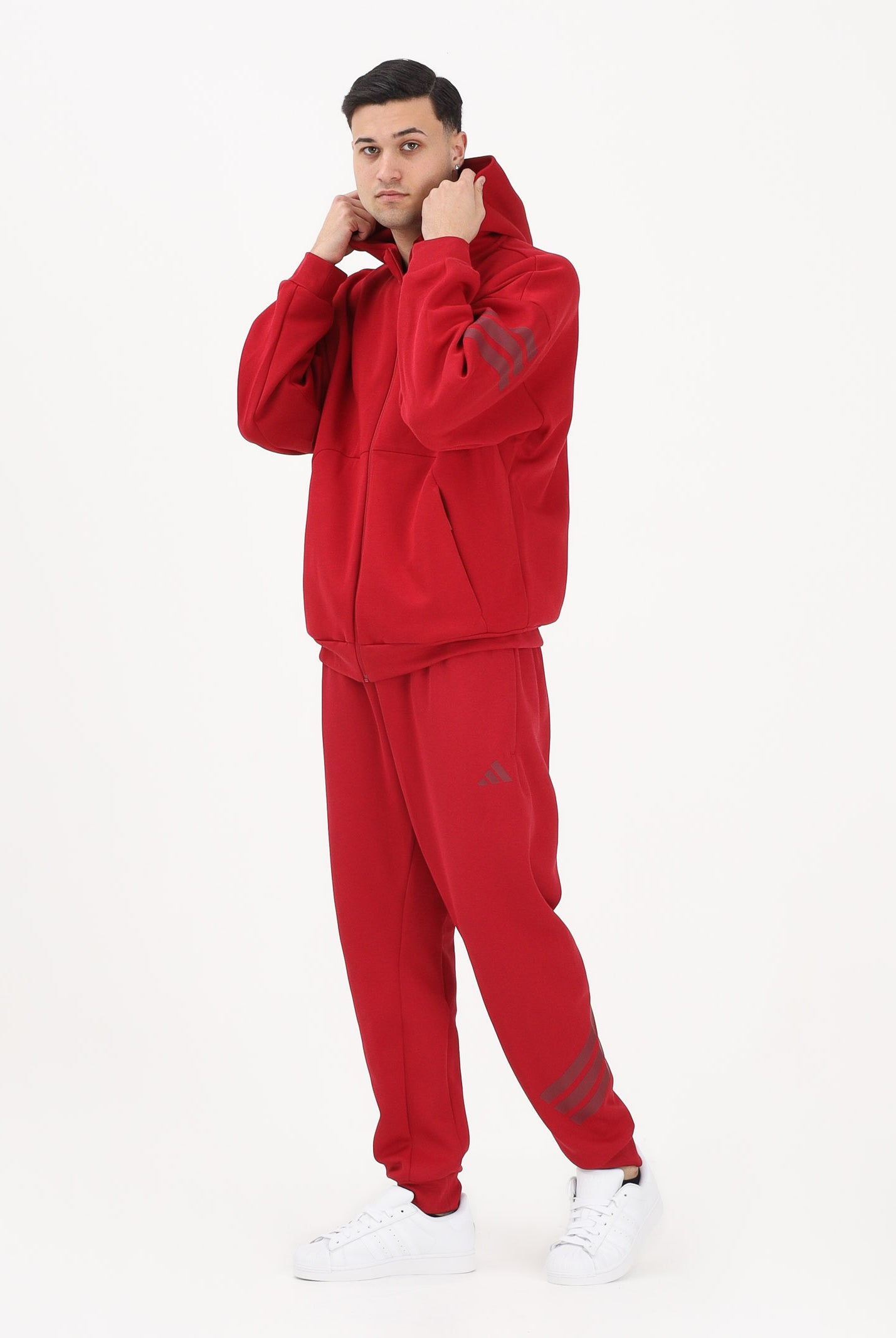 ADIDAS PERFORMANCE Pantalone sportivo Future Icons 3-Stripes rosso da uomo KD5205 . ADIDAS PERFORMANCE