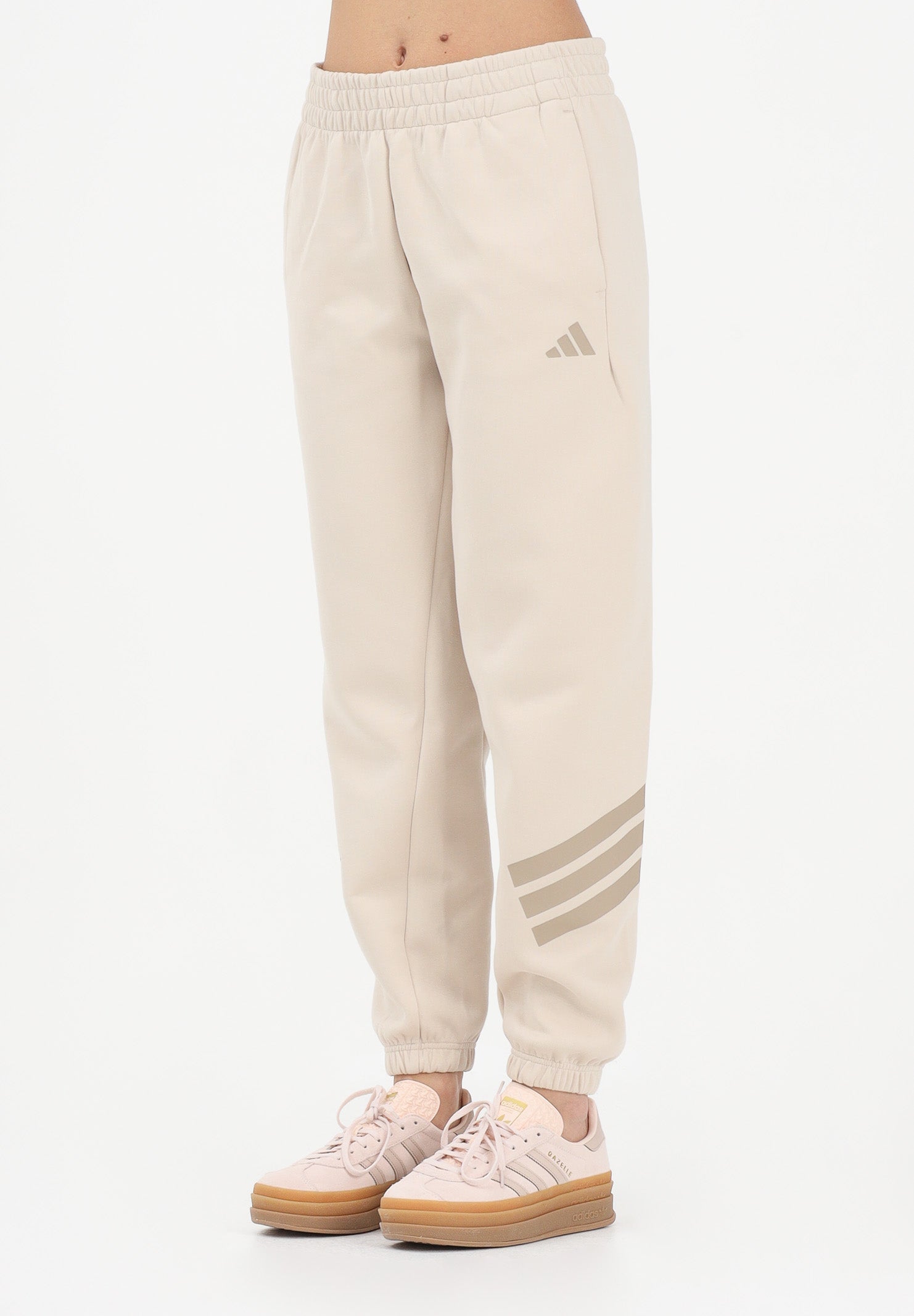 ADIDAS PERFORMANCE Pantalone sportivo Future Icons 3-Stripes beige da donna KD7676 . ADIDAS PERFORMANCE