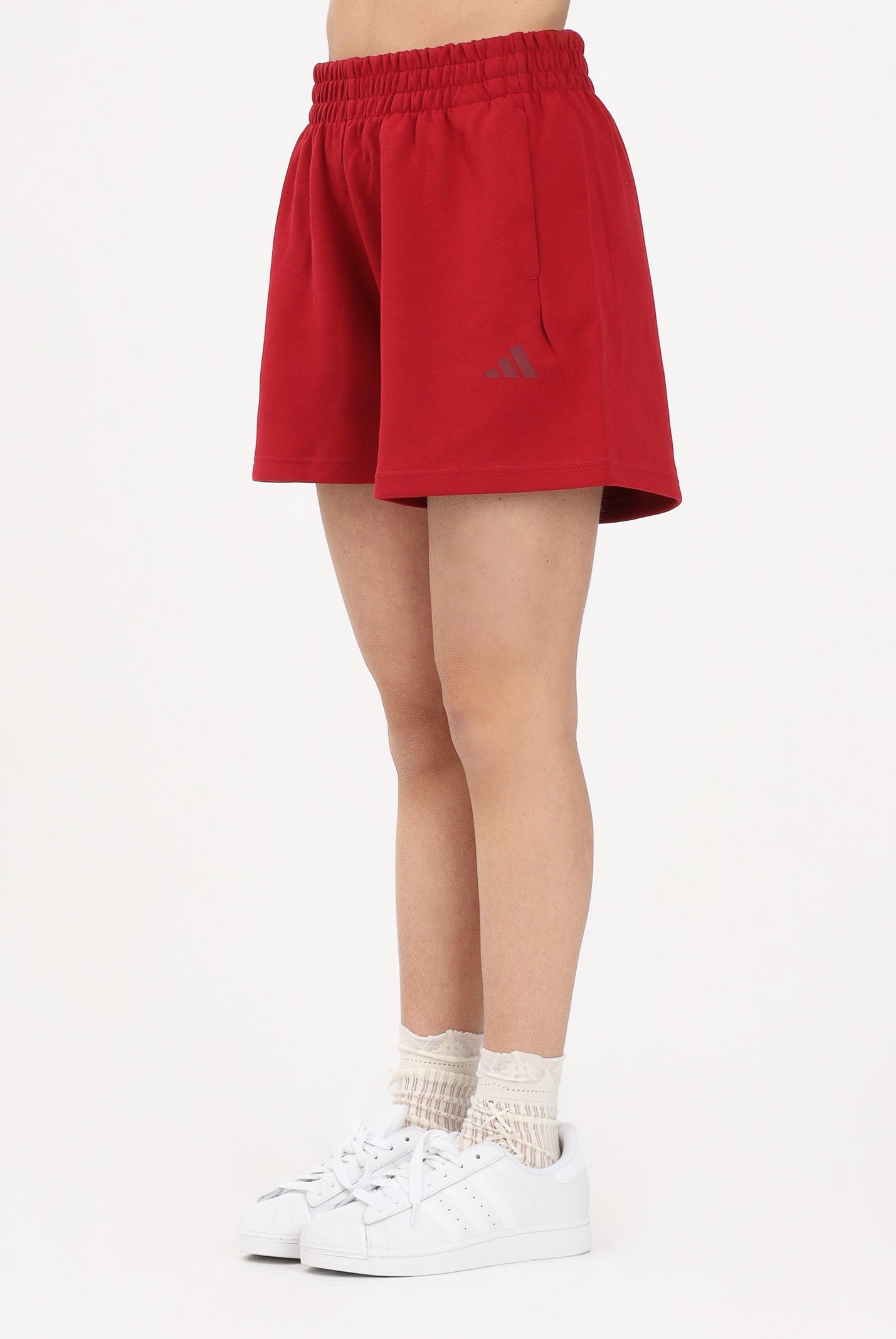 ADIDAS PERFORMANCE Shorts sportivo Future Icons Small Logo rosso da donna KD7707 . ADIDAS PERFORMANCE