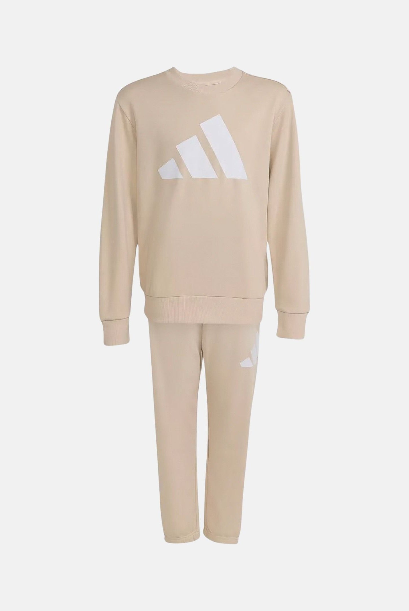 ADIDAS PERFORMANCE Tuta Essentials beige per bambino e bambina KE1229 . ADIDAS PERFORMANCE